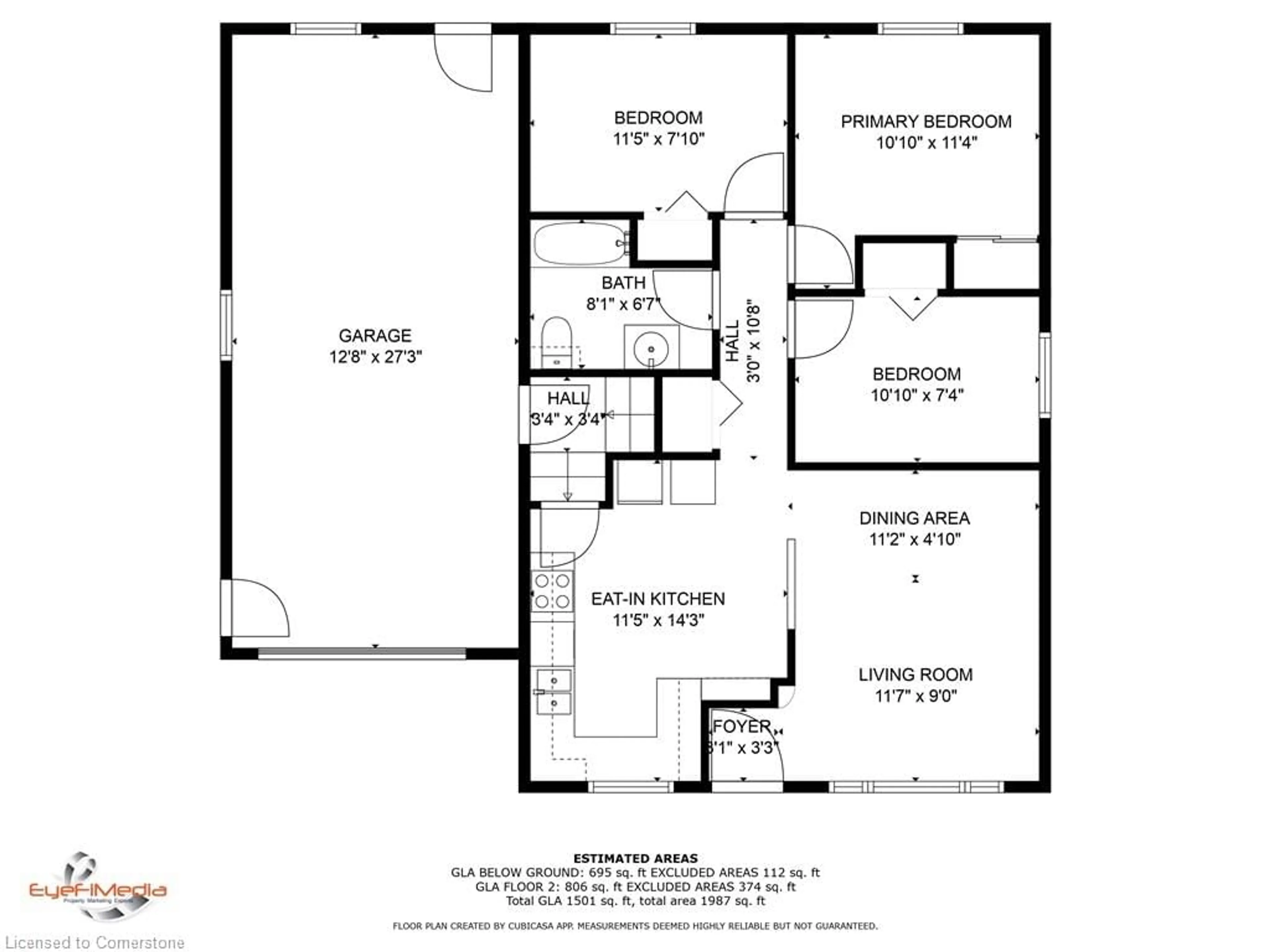 Floor plan for 332 Grand Ridge Dr, Cambridge Ontario N1S 3Z9