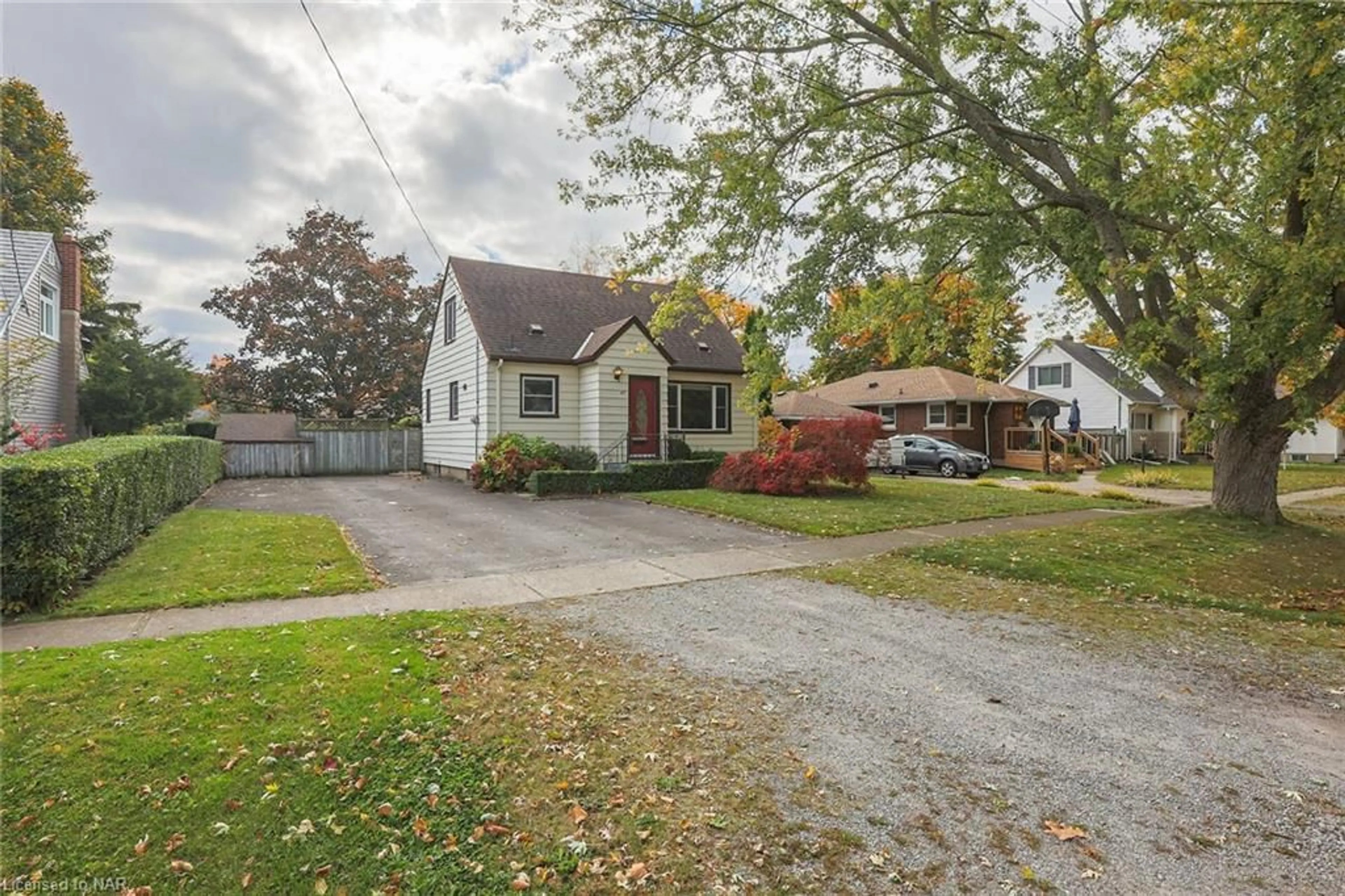 Frontside or backside of a home, the street view for 20 Heywood Ave, St. Catharines Ontario L2M 2M8