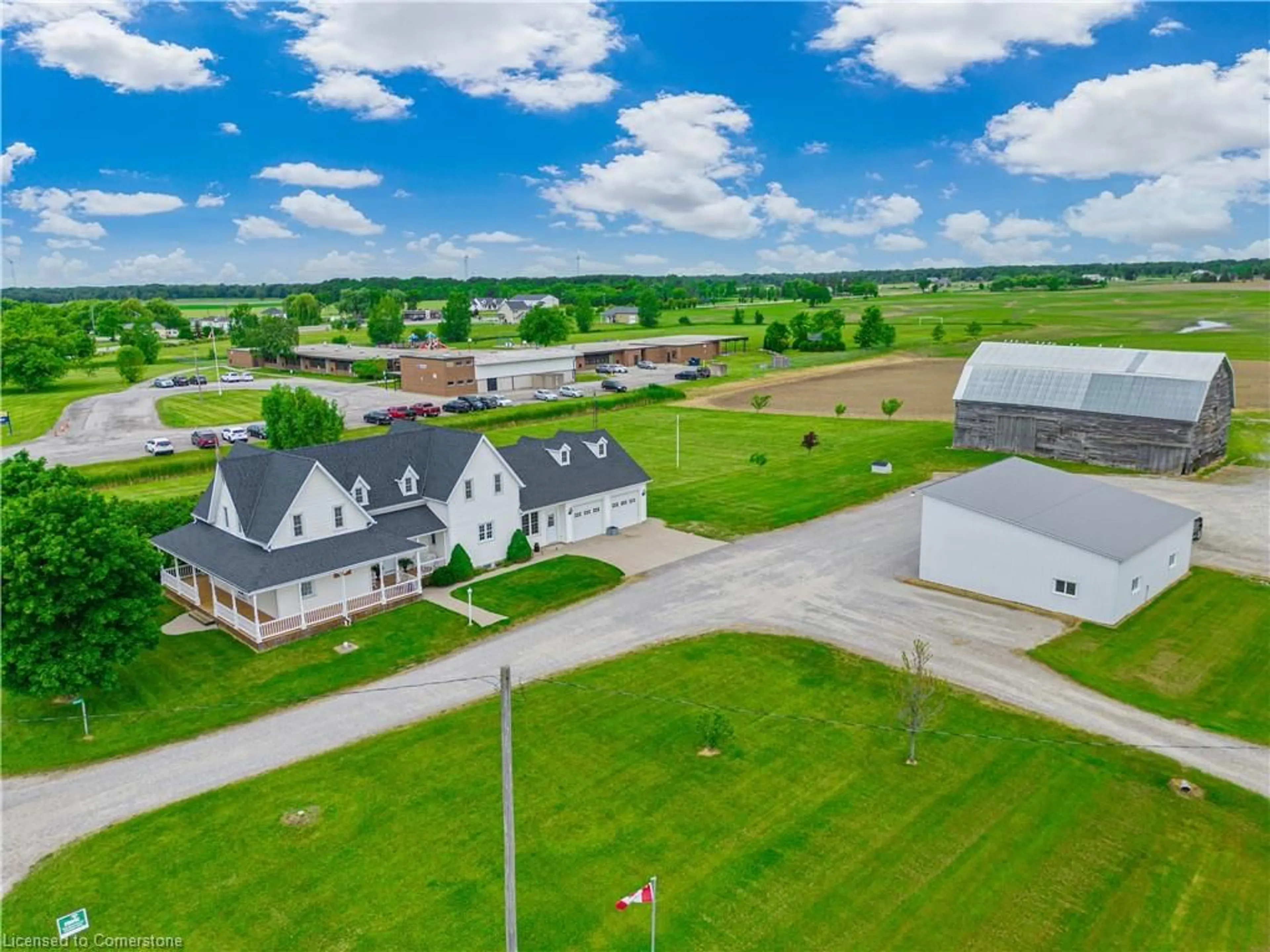 A pic from exterior of the house or condo, the fenced backyard for 5447 Highway 20, Bismarck Ontario L0R 1Y0