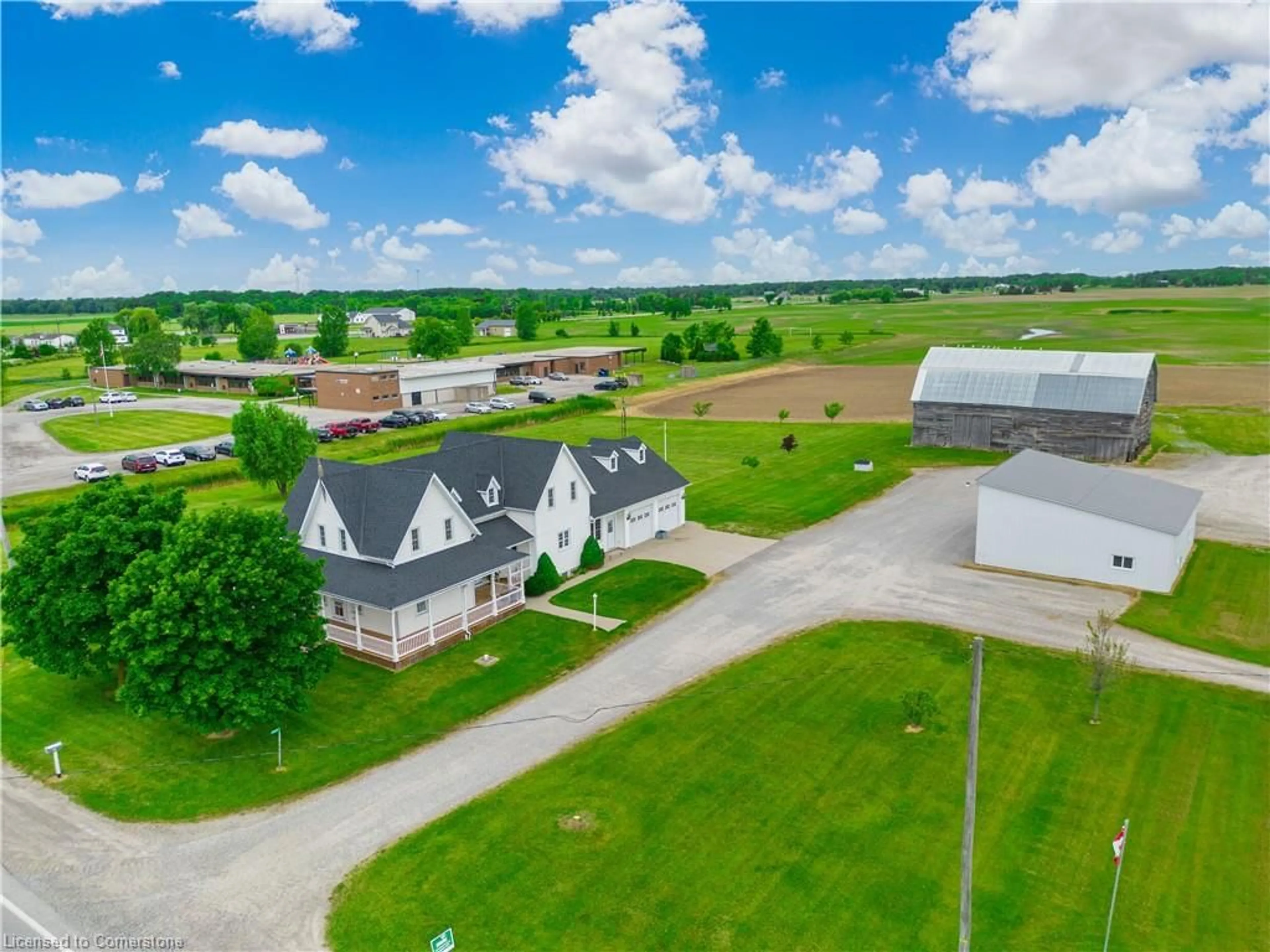 A pic from exterior of the house or condo, the fenced backyard for 5447 Highway 20, Bismarck Ontario L0R 1Y0