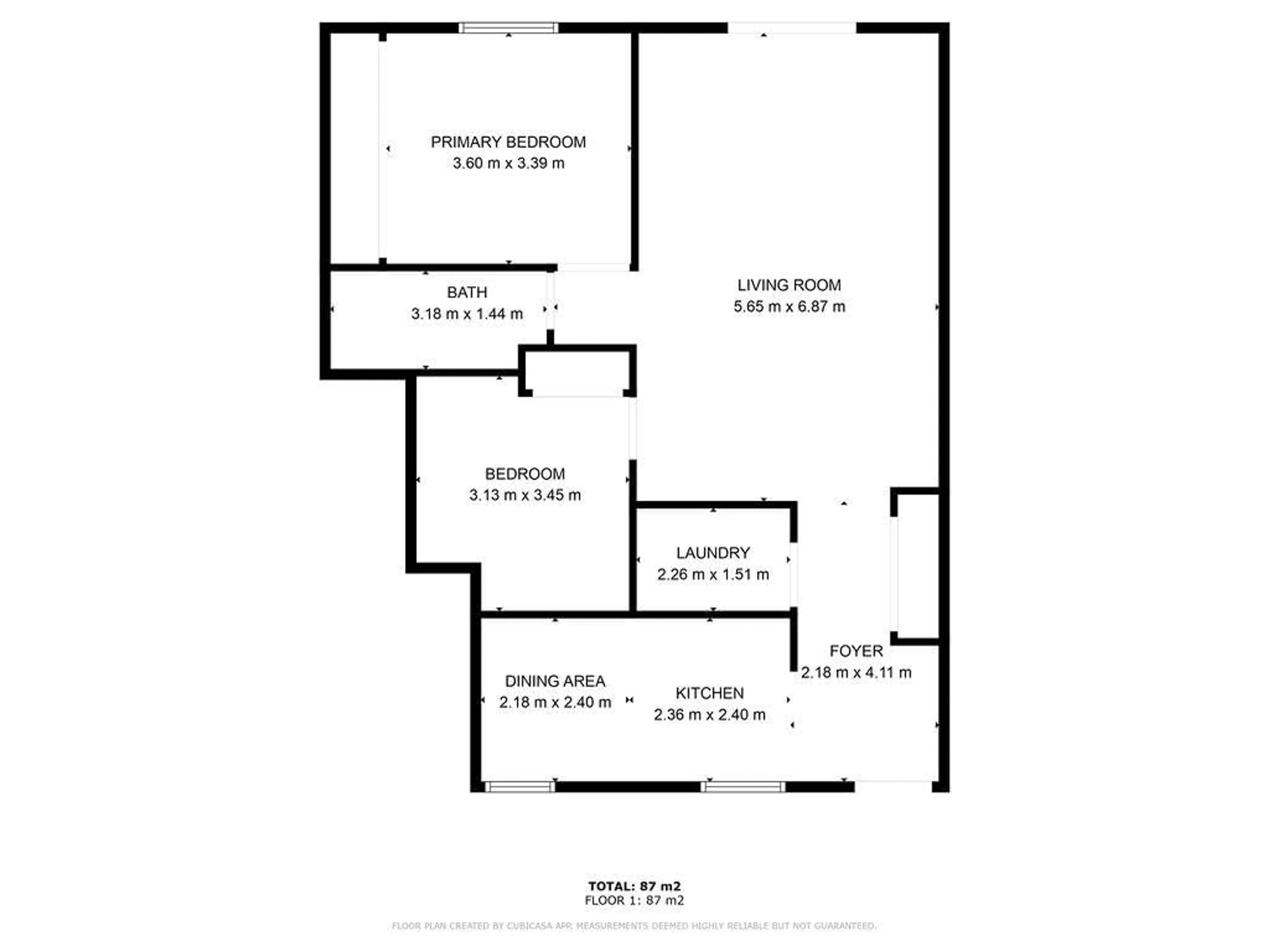 Floor plan for 73 Lywood St #19, Belleville Ontario K0K 1K0