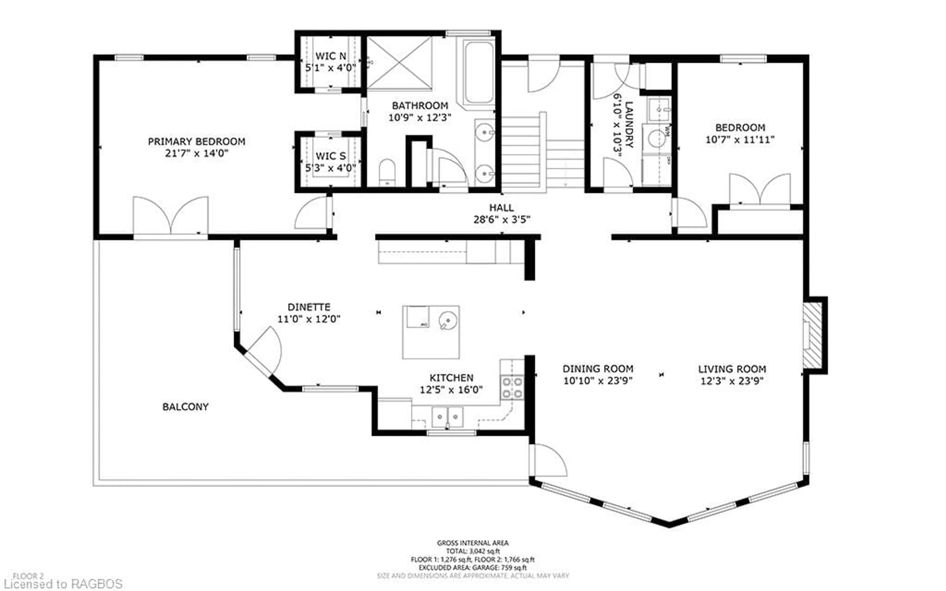 Floor plan for 136 Sunset Blvd, Georgian Bluffs Ontario N0H 2T0