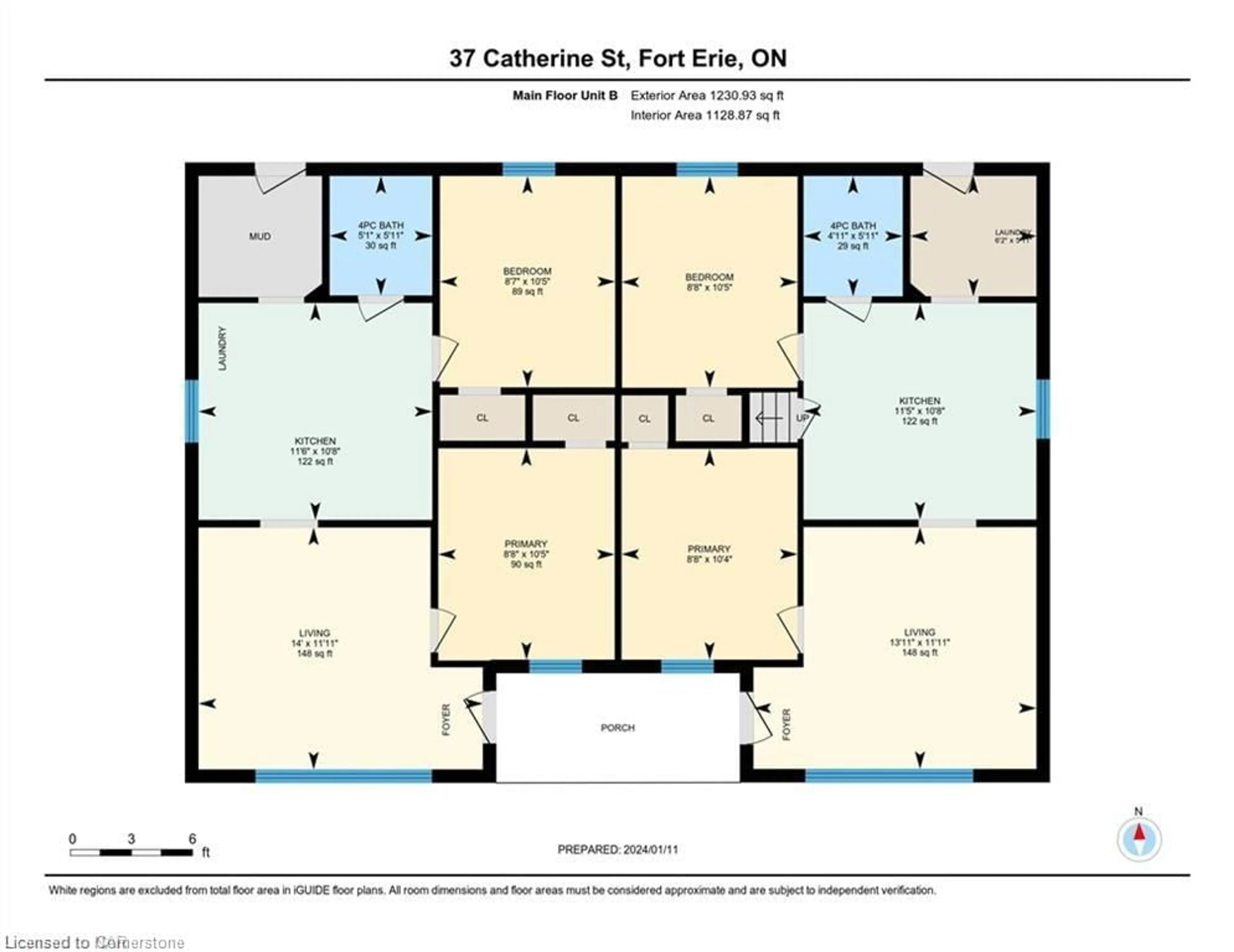 Floor plan for 37 Catherine St, Fort Erie Ontario L2A 2G8