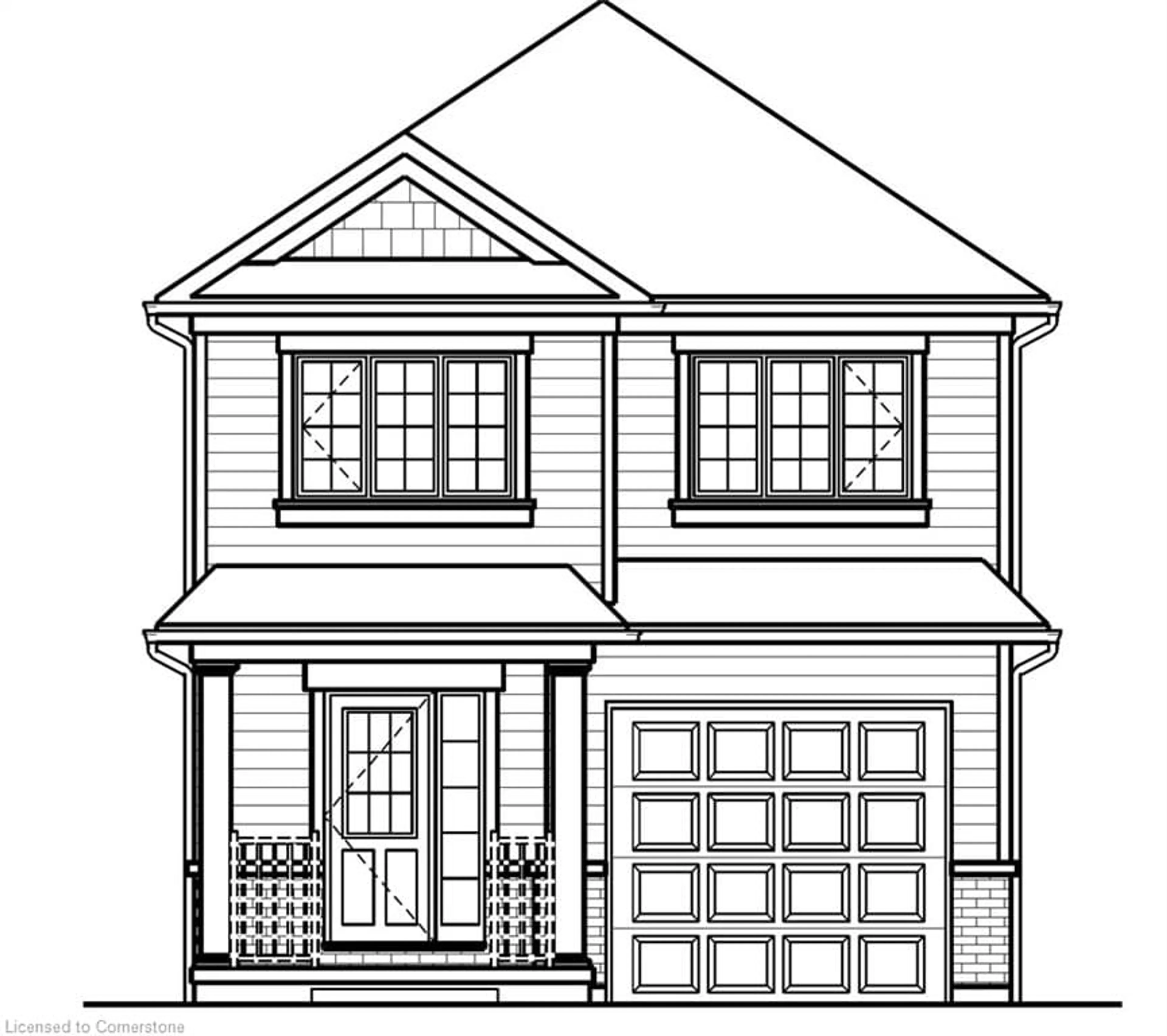 Frontside or backside of a home, cottage for 34 Pine Warbler St #LOT 0028, Kitchener Ontario N2P 0K7