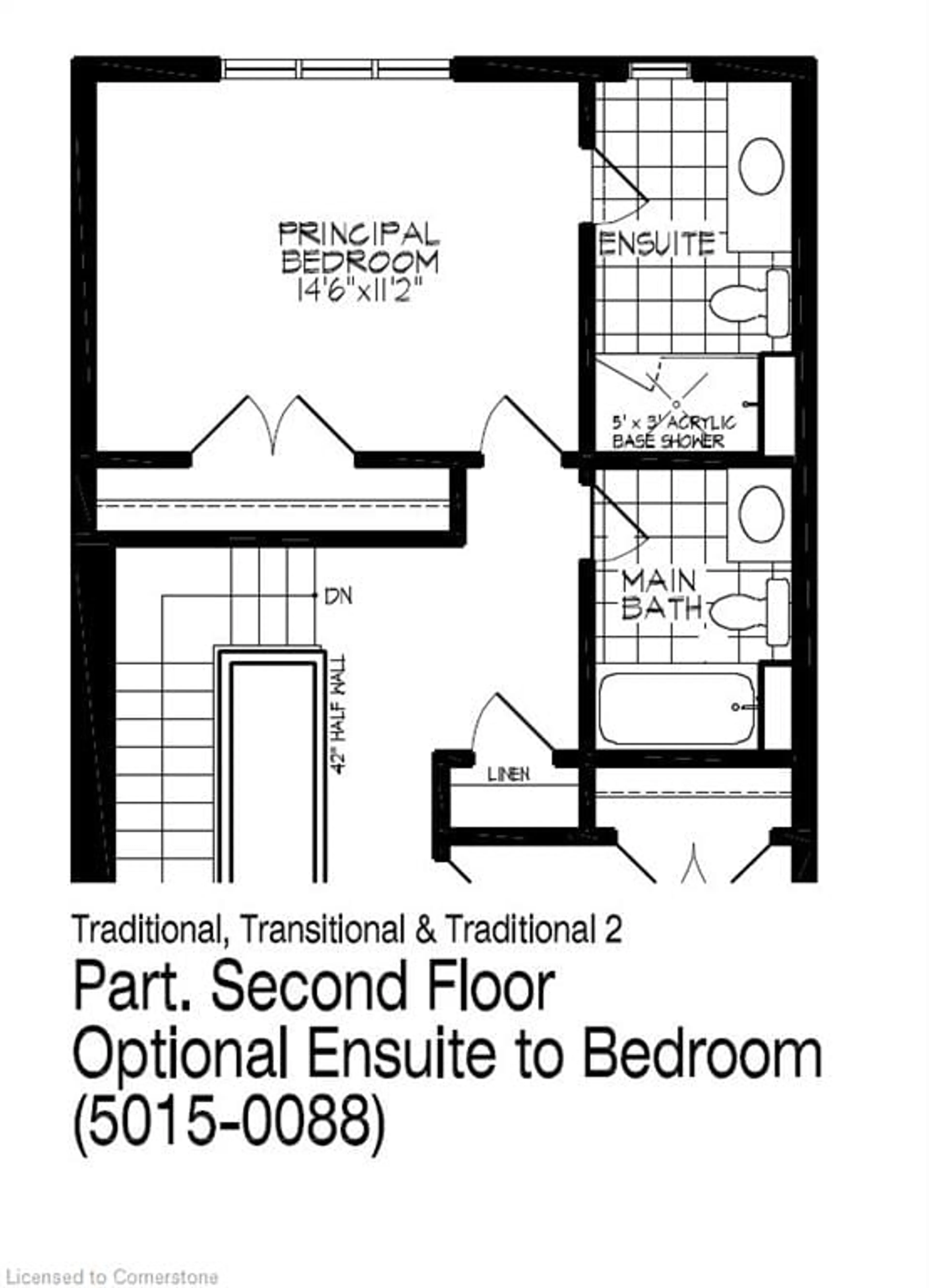 Floor plan for 34 Pine Warbler St #LOT 0028, Kitchener Ontario N2P 0K7