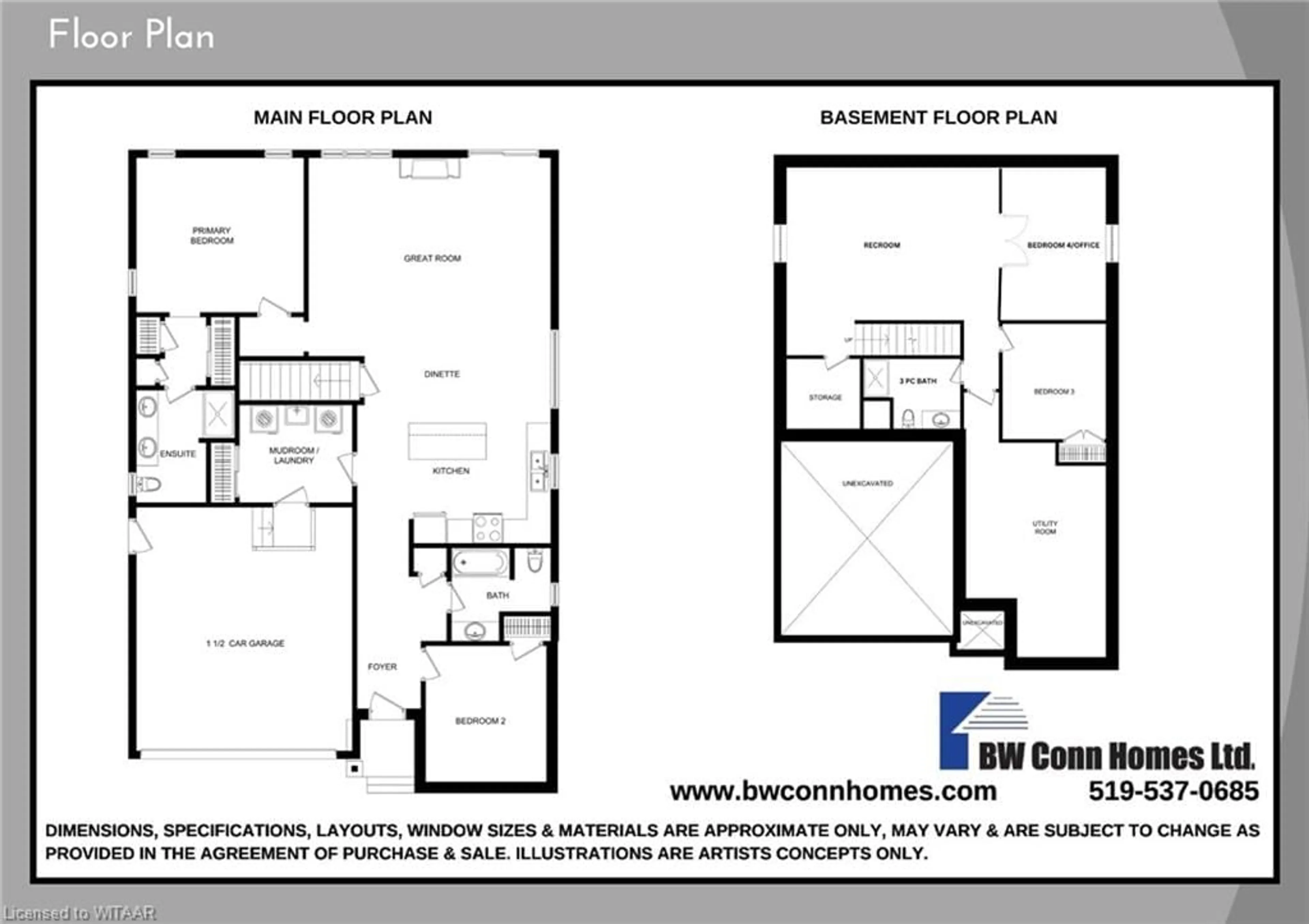 Floor plan for 33 Cash Cres, Ingersoll Ontario N5C 0E2