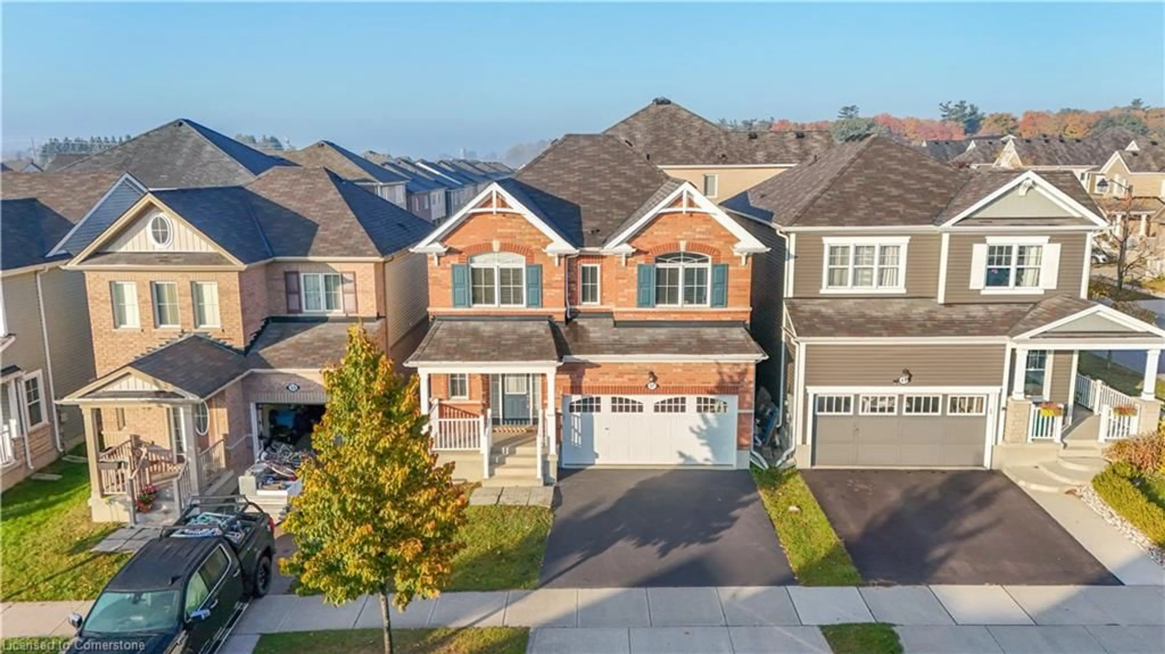 A pic from exterior of the house or condo, the street view for 37 Blue Oak Street, Kitchener Ontario N2R 1R4