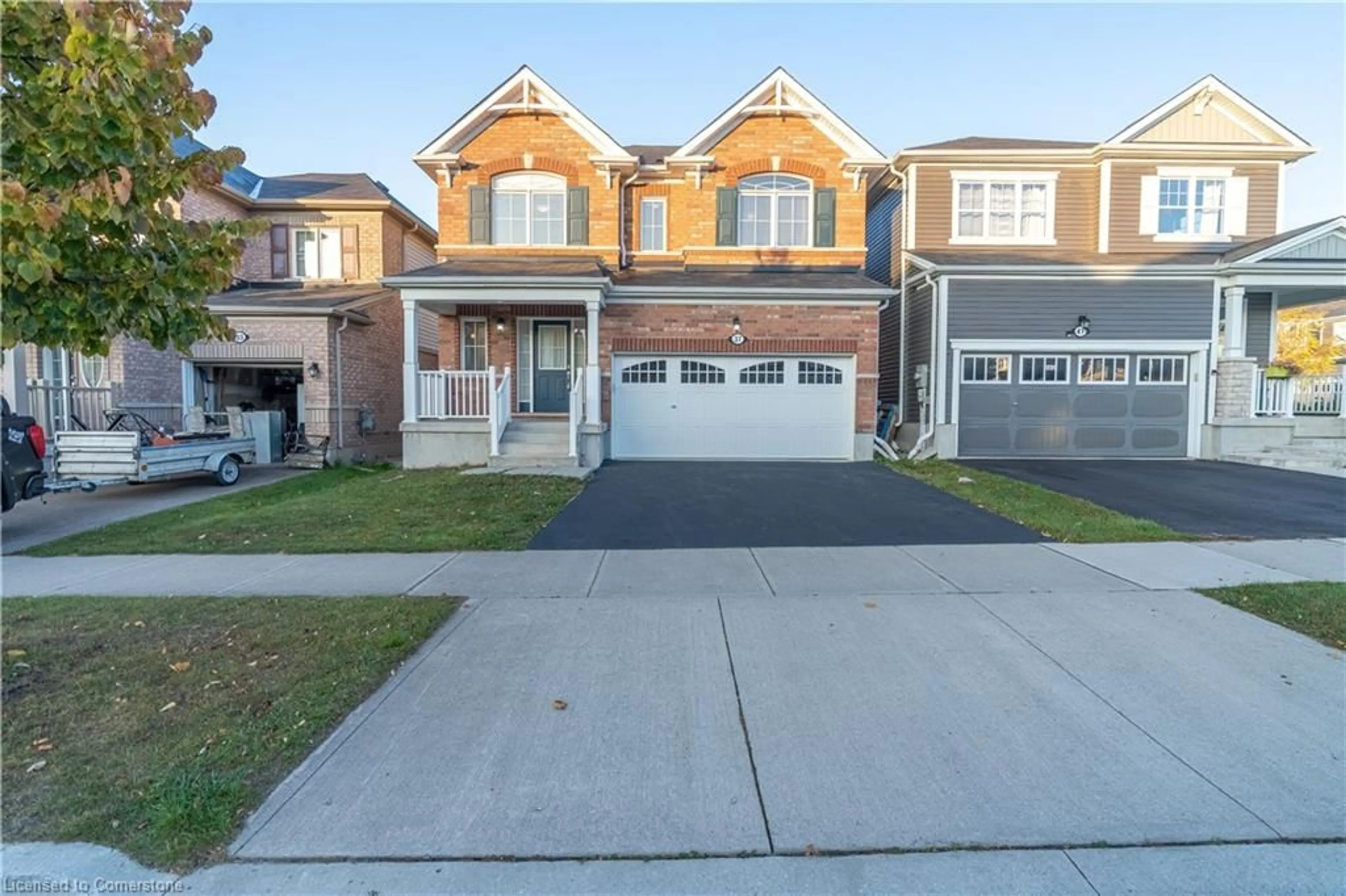 Frontside or backside of a home, the street view for 37 Blue Oak Street, Kitchener Ontario N2R 1R4