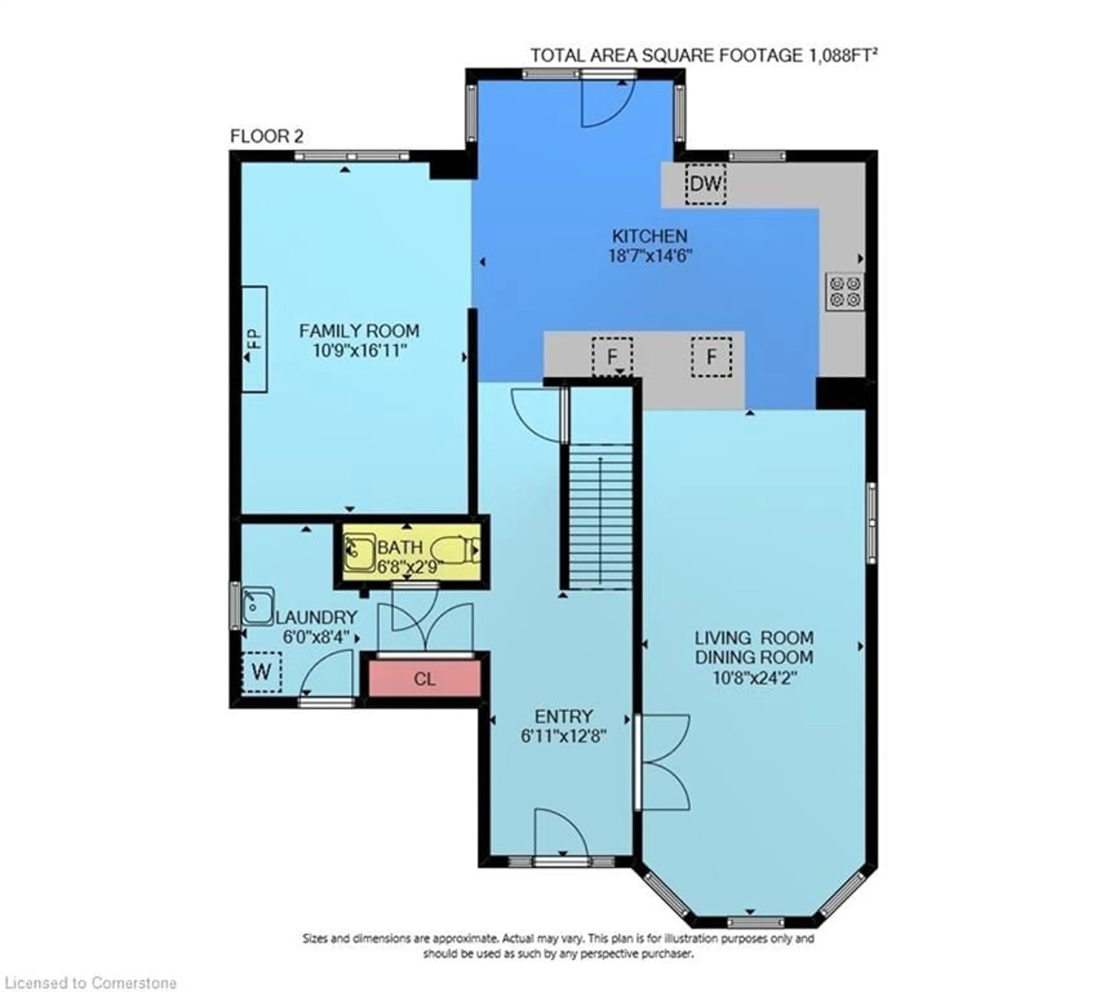 Floor plan for 15 Sumner Cres, Grimsby Ontario L3M 5E2