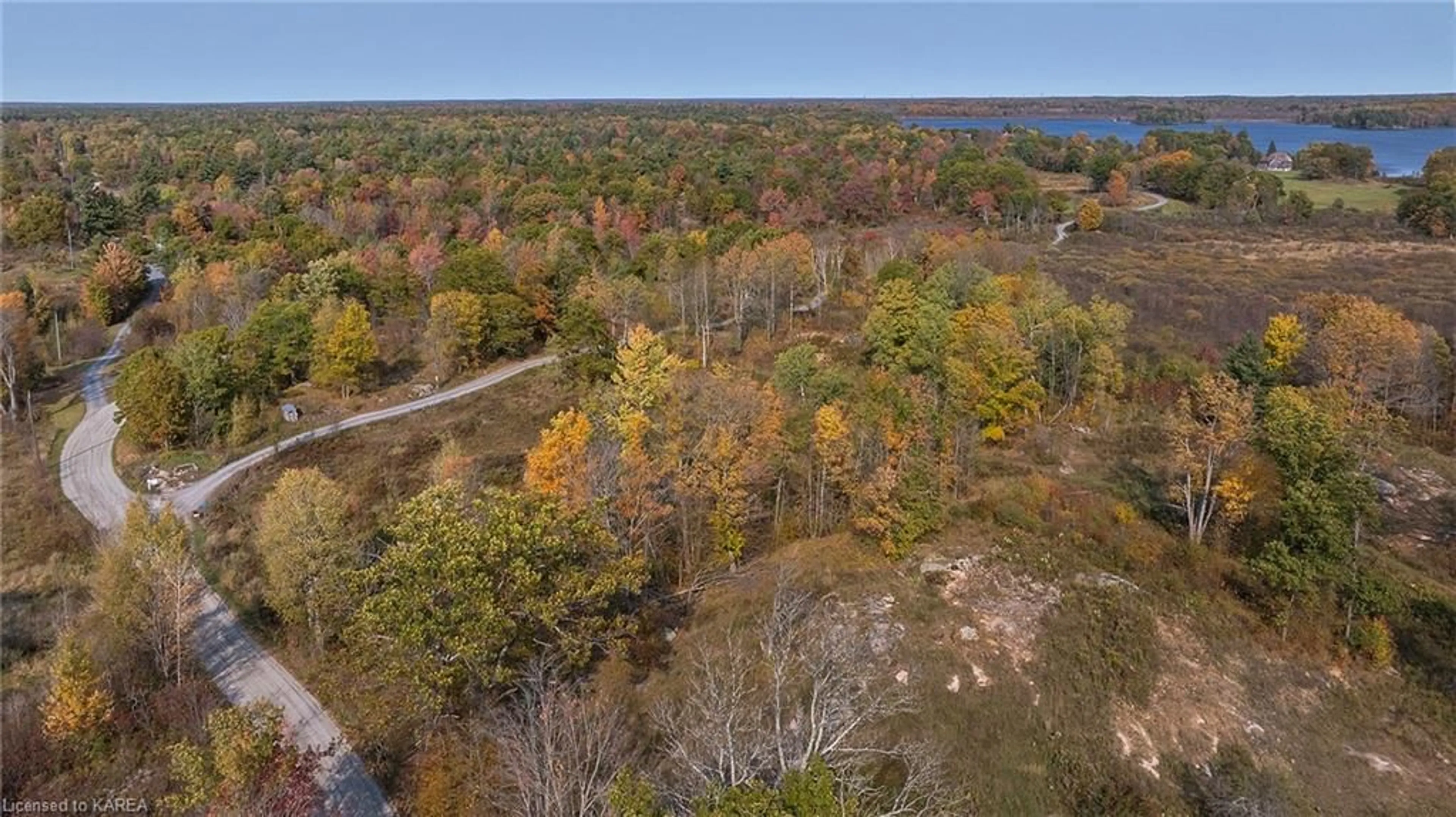 A pic from exterior of the house or condo, the fenced backyard for 1160 Clow Rd, Godfrey Ontario K0H 1T0