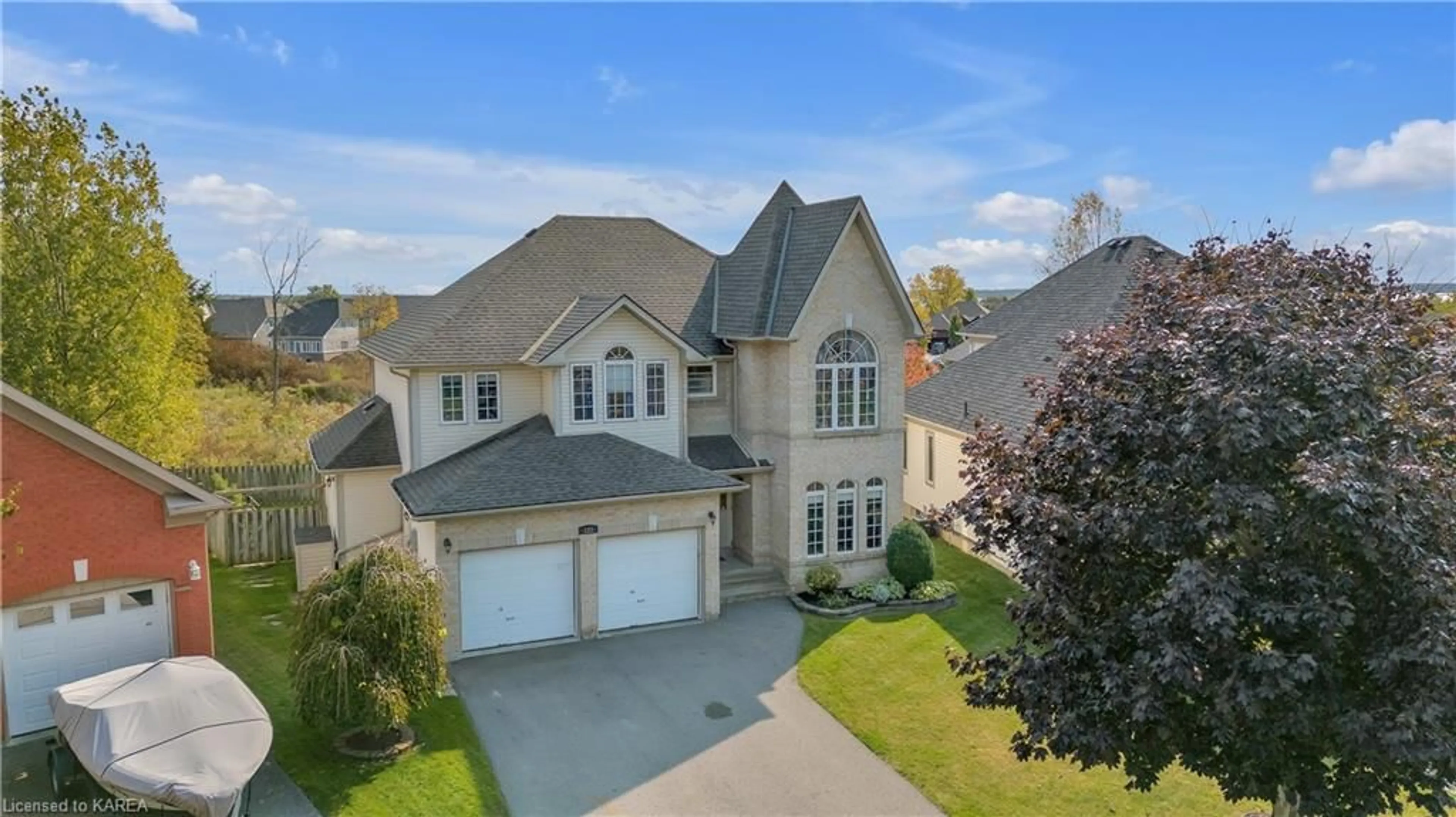 Frontside or backside of a home, the street view for 121 Jessup Lane, Bath Ontario K0H 1G0