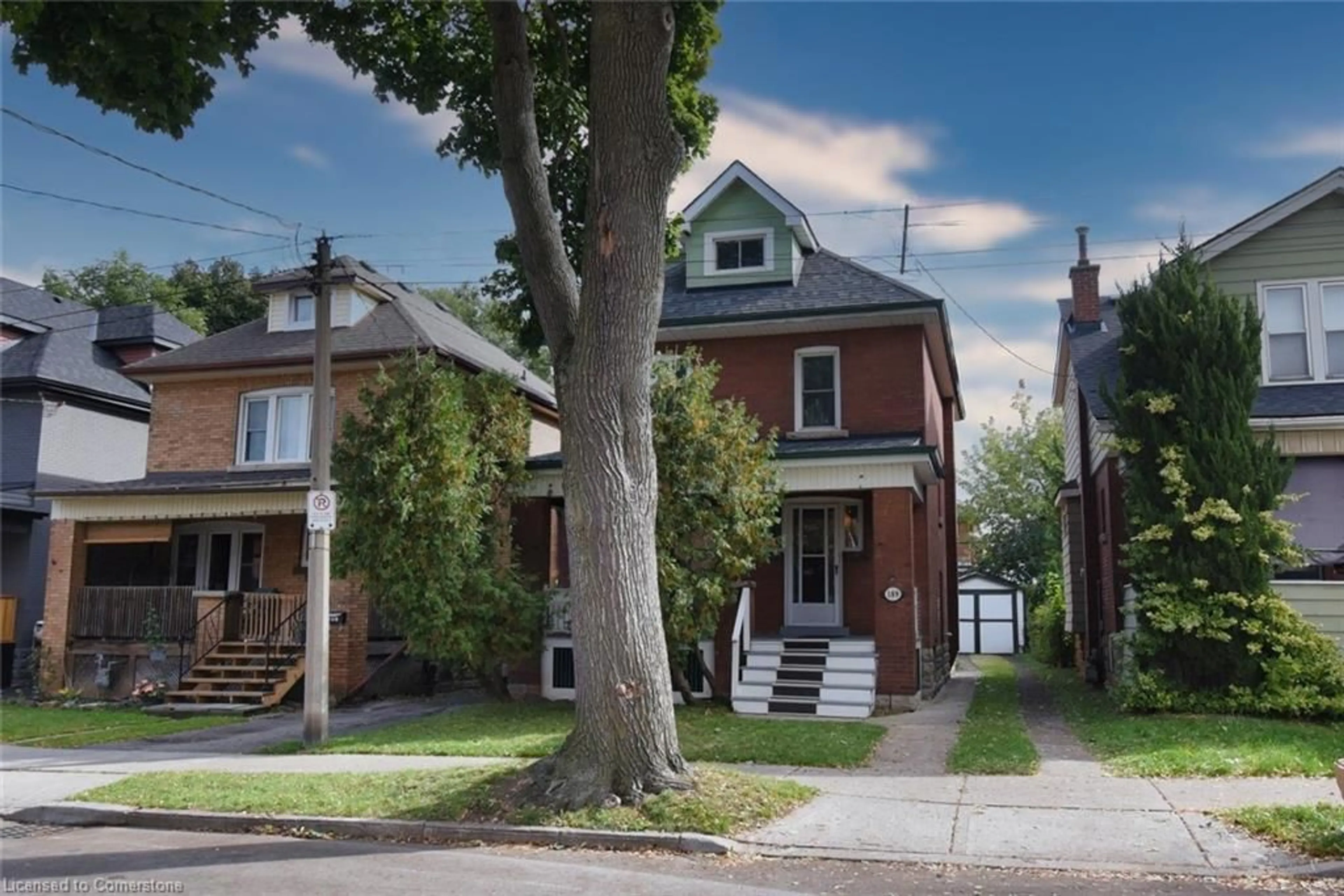 Frontside or backside of a home, the street view for 189 Edgemont St, Hamilton Ontario L8K 2J1