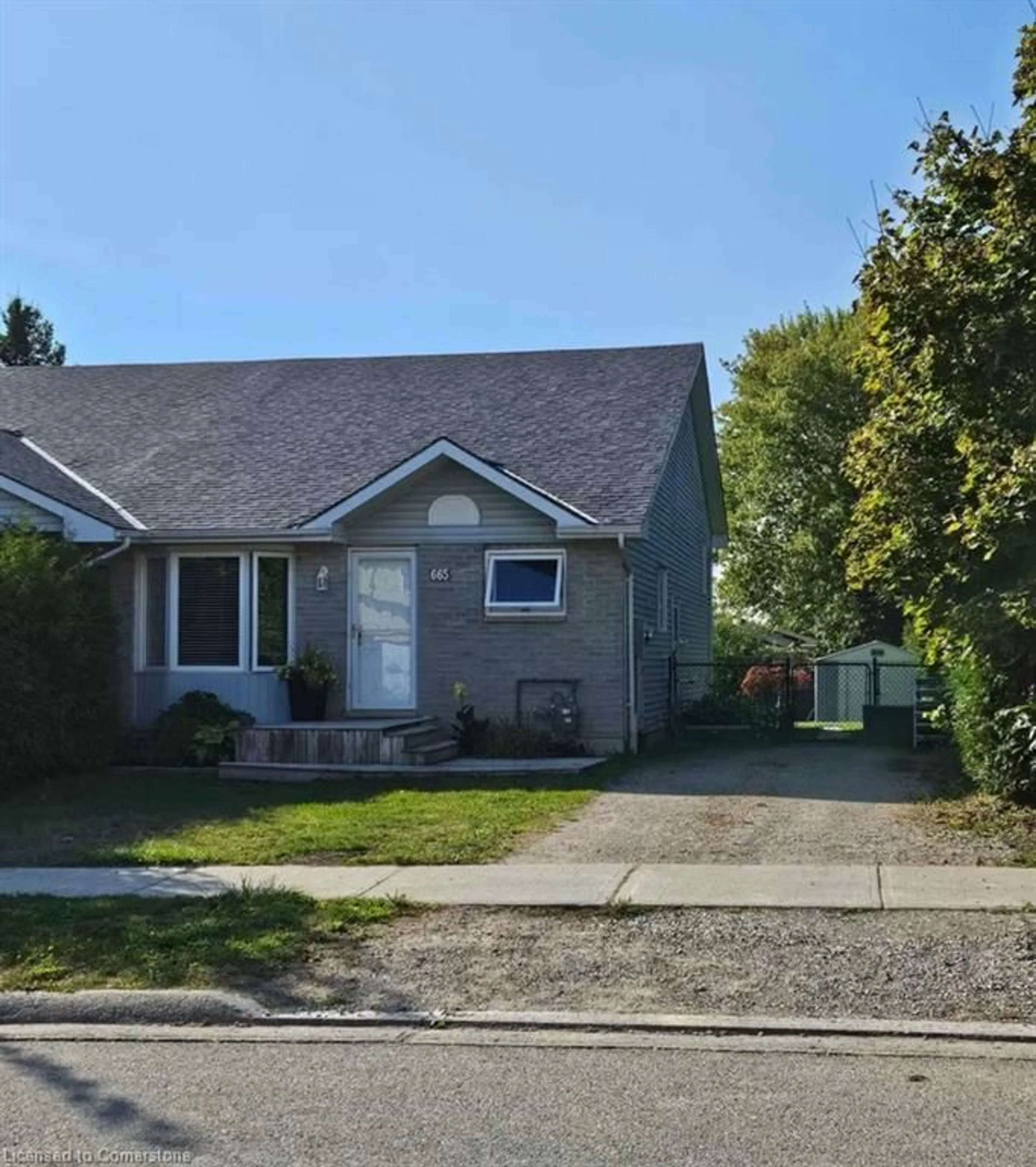 Frontside or backside of a home, the street view for 665 Hunter St, Kincardine Ontario N2Z 1T9