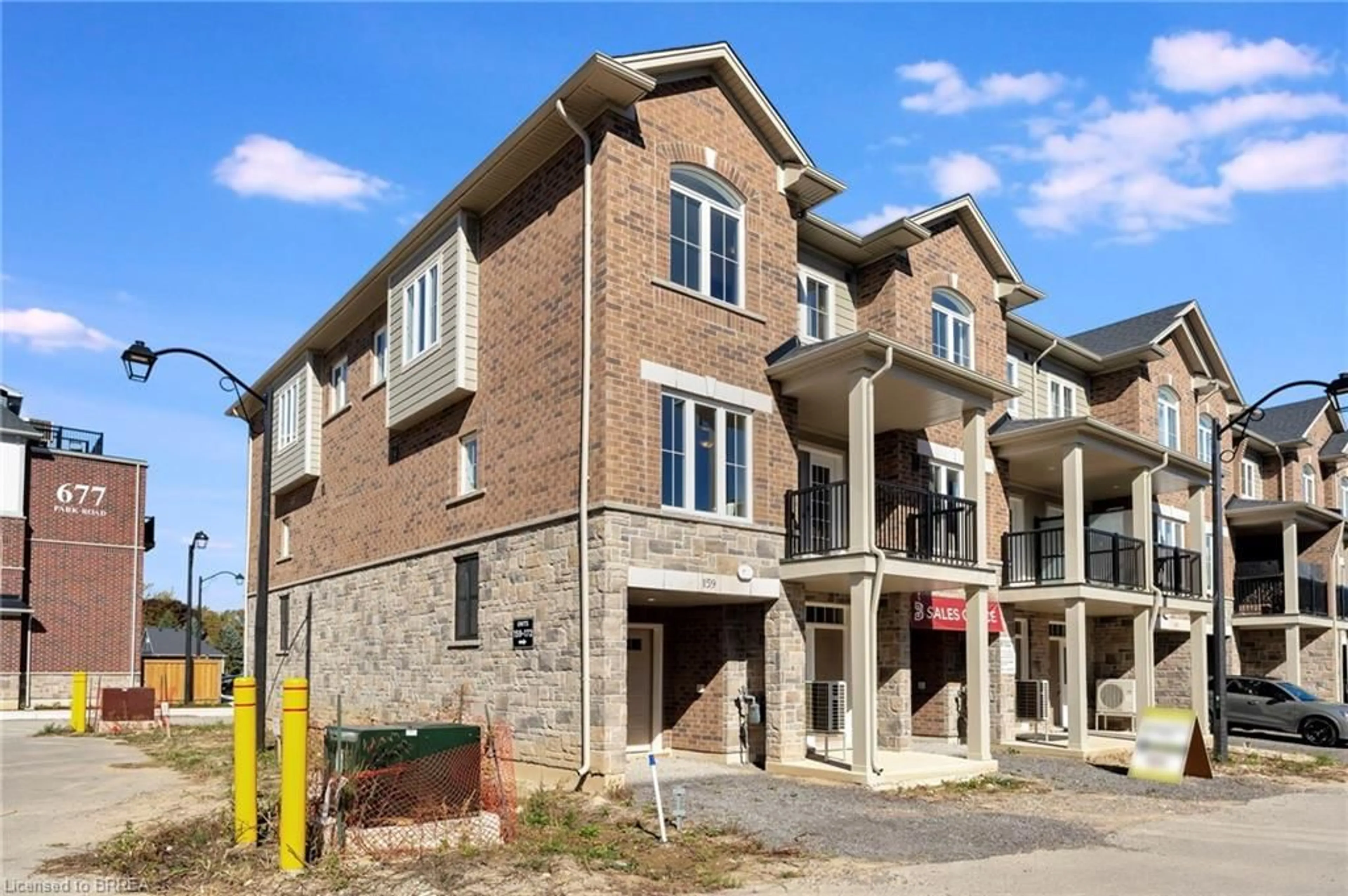 A pic from exterior of the house or condo, the front or back of building for 677 Park Rd #159, Brantford Ontario N3R 0C2