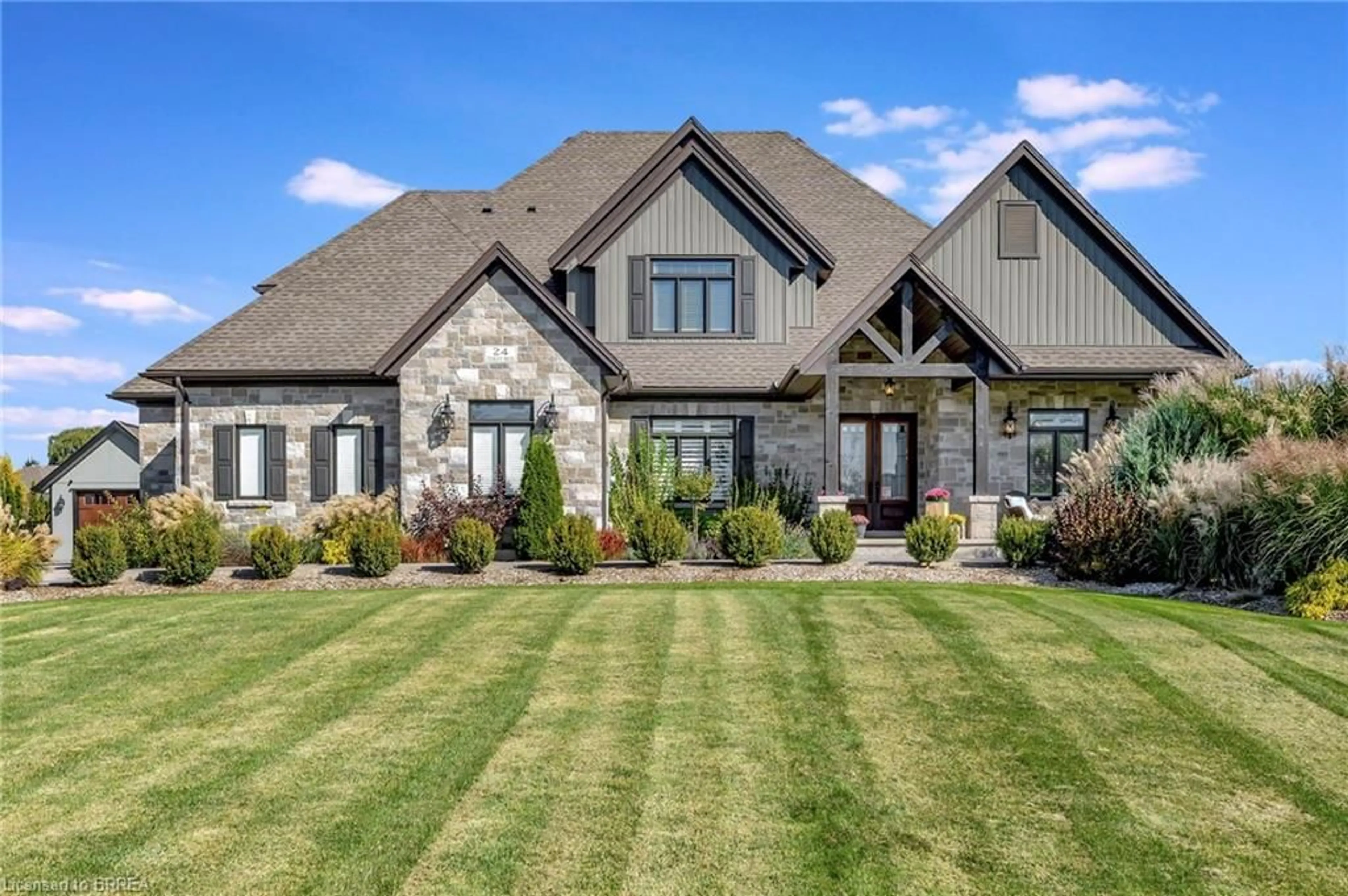 Home with brick exterior material for 24 Tedley Blvd, Brantford Ontario N3T 0E3