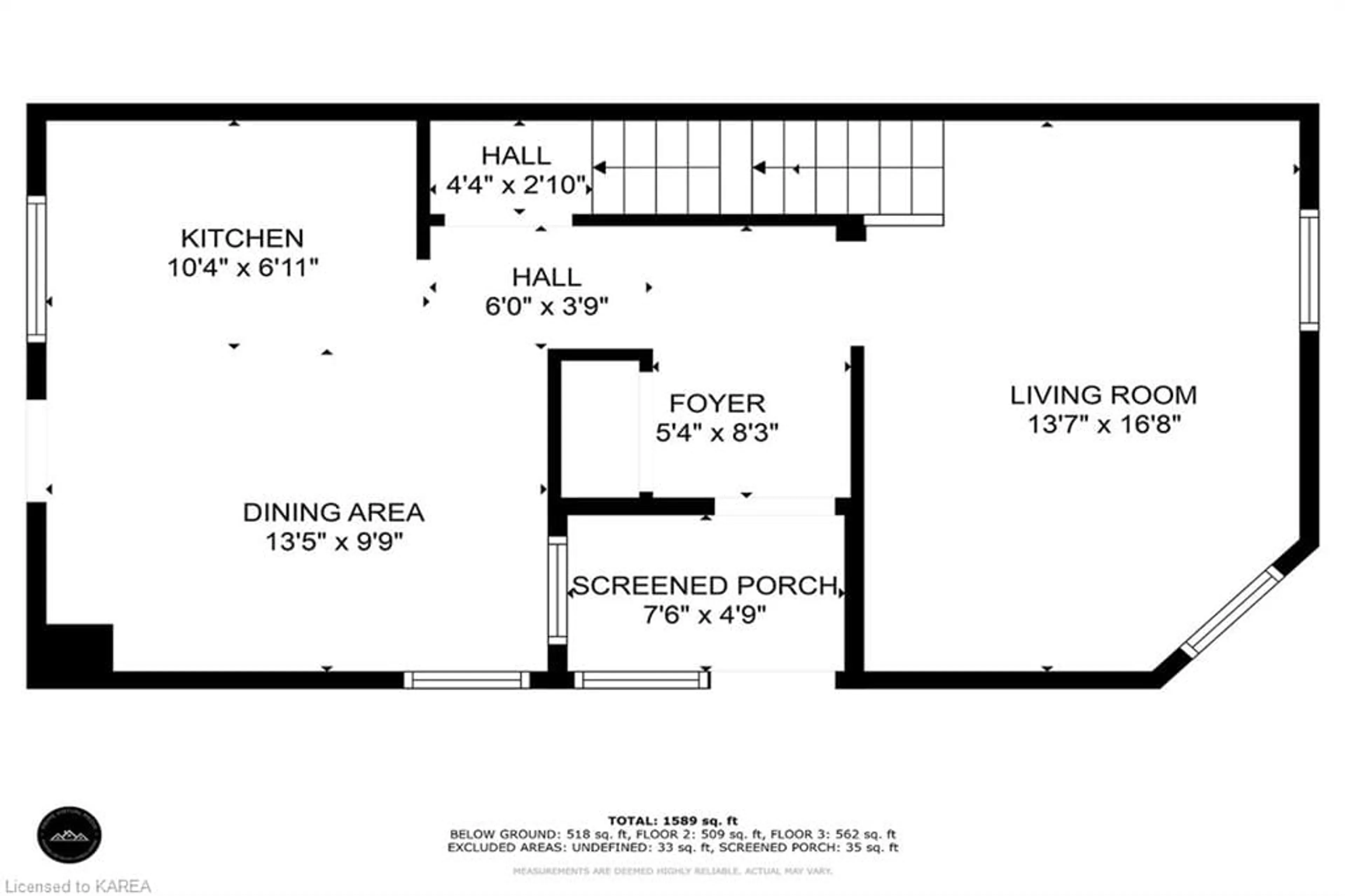 Floor plan for 60 Mckeown Cres, Amherstview Ontario K7N 1Y4