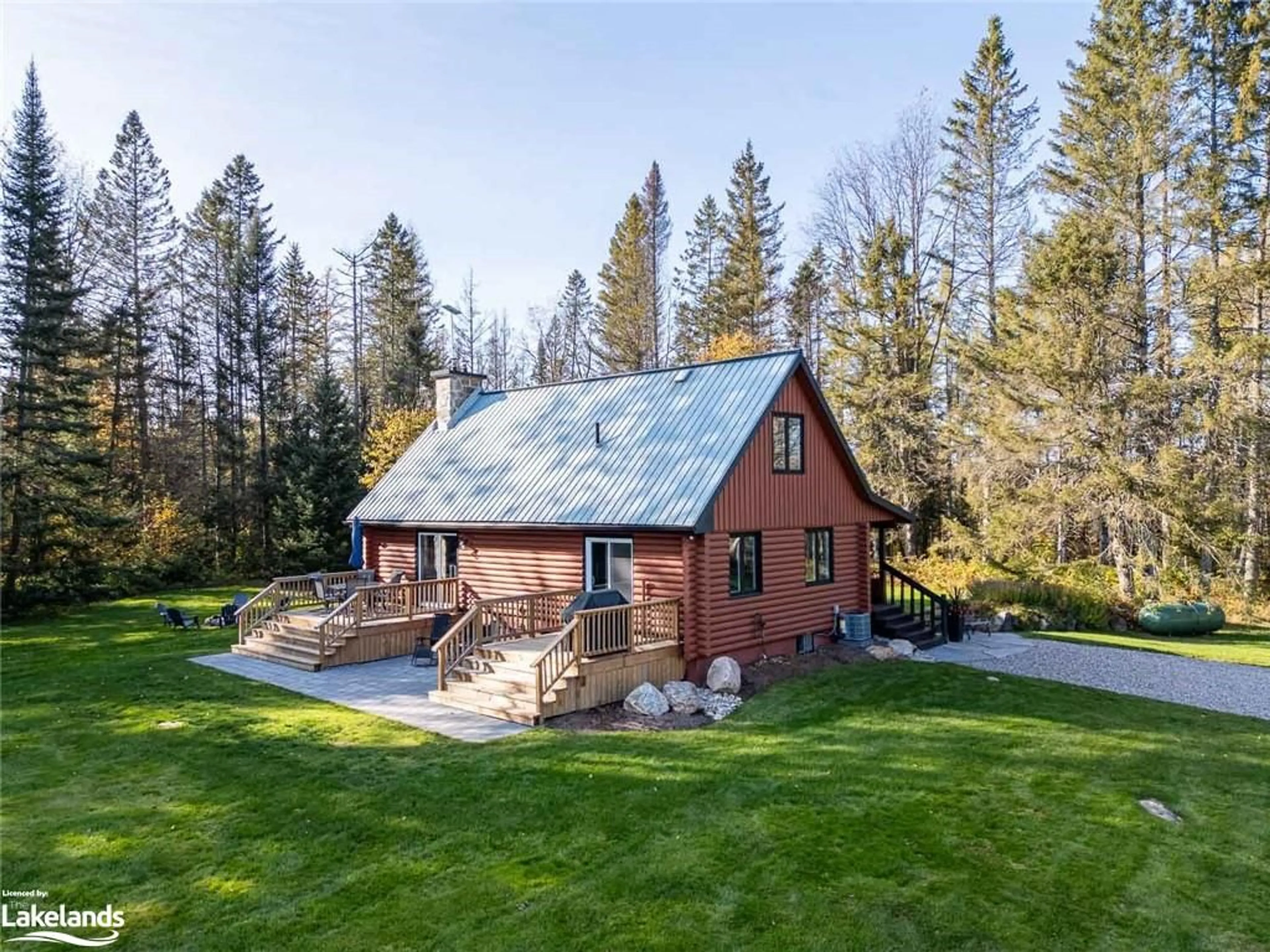 Frontside or backside of a home, cottage for 879 South Horn Lake Rd, Burk's Falls Ontario P0A 1C0