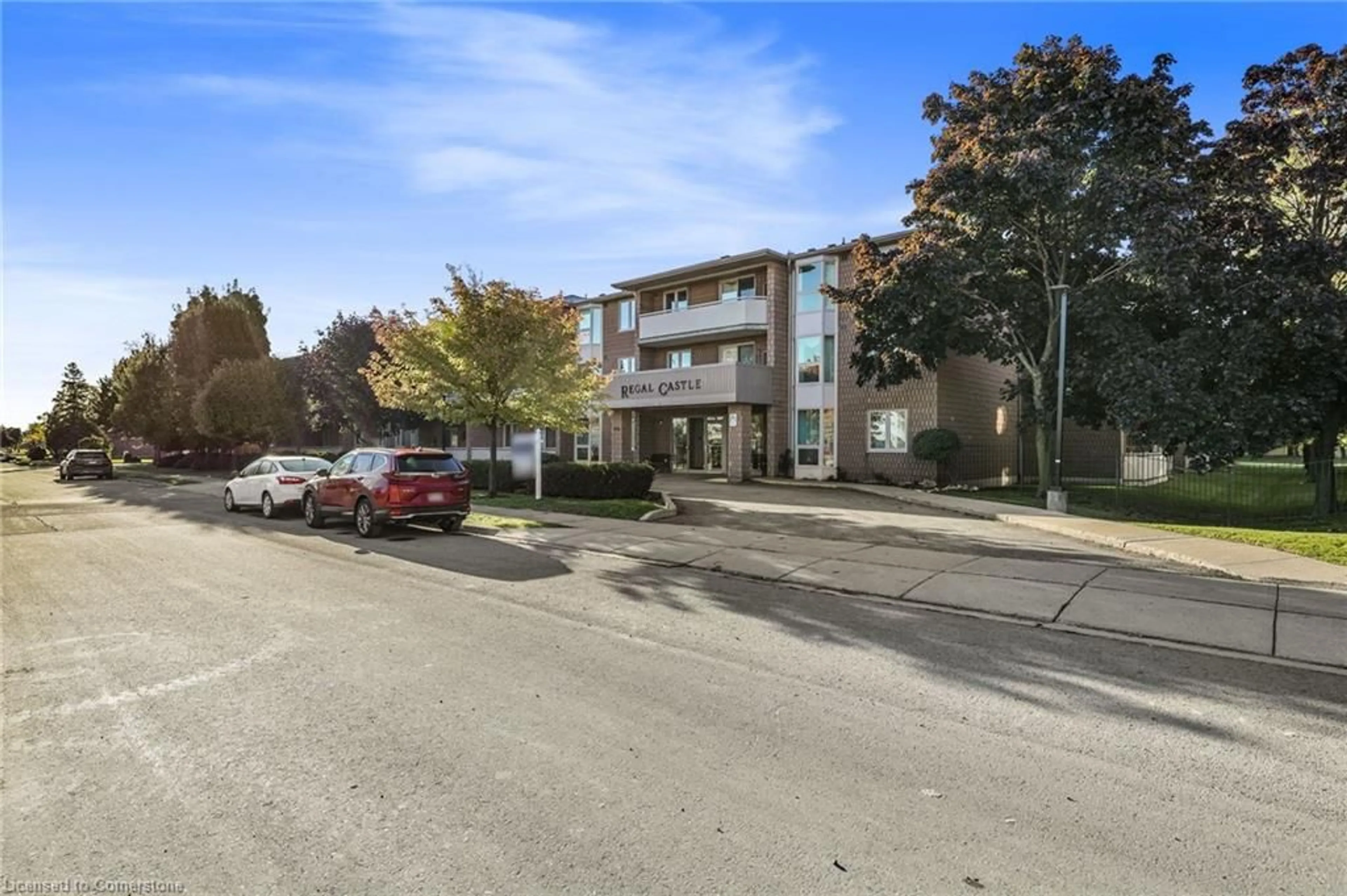 A pic from exterior of the house or condo, the street view for 416 Limeridge Rd #109, Hamilton Ontario L9A 2S7