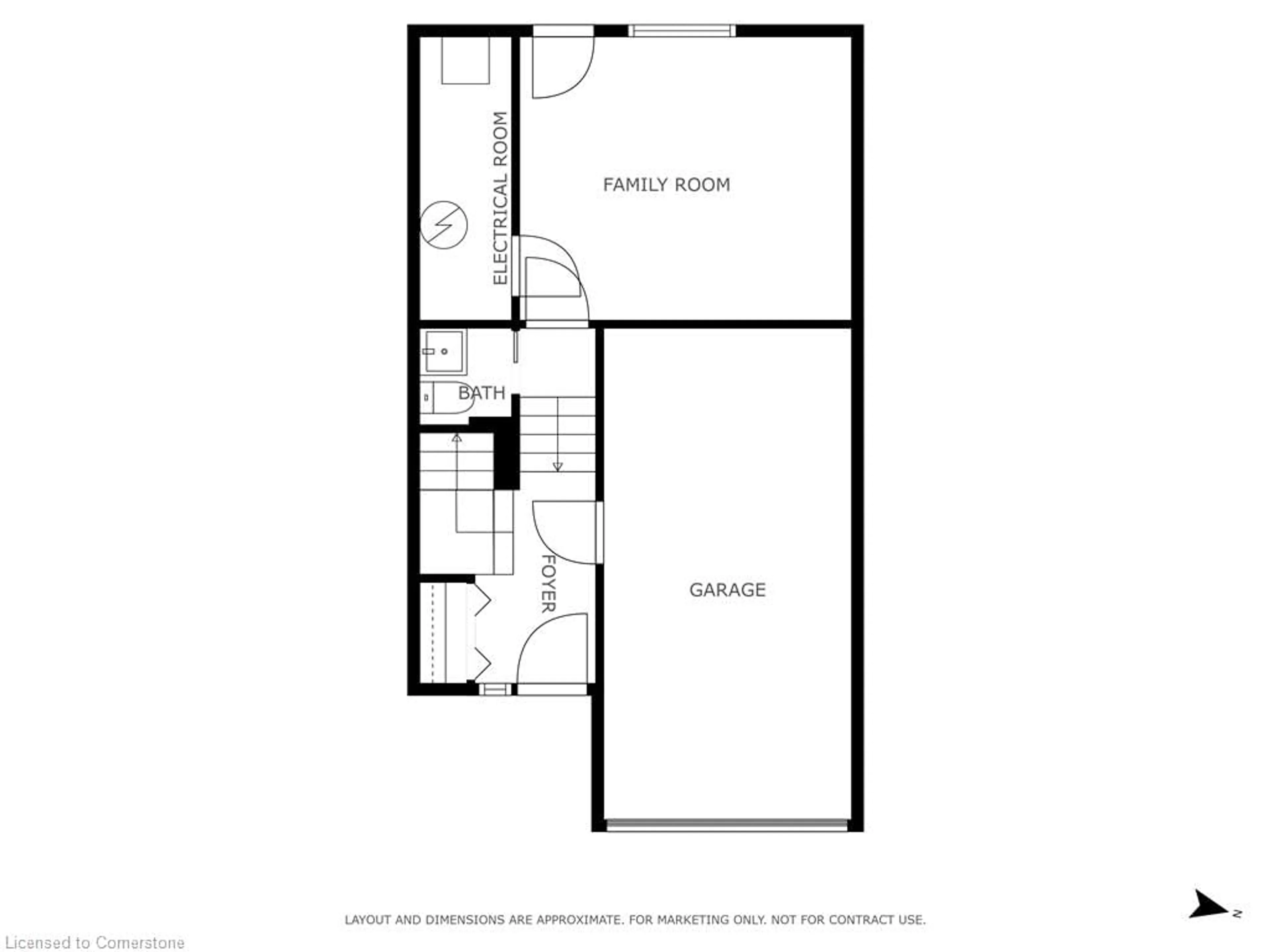 Floor plan for 23 Watsons Lane #41, Dundas Ontario L9H 5G9