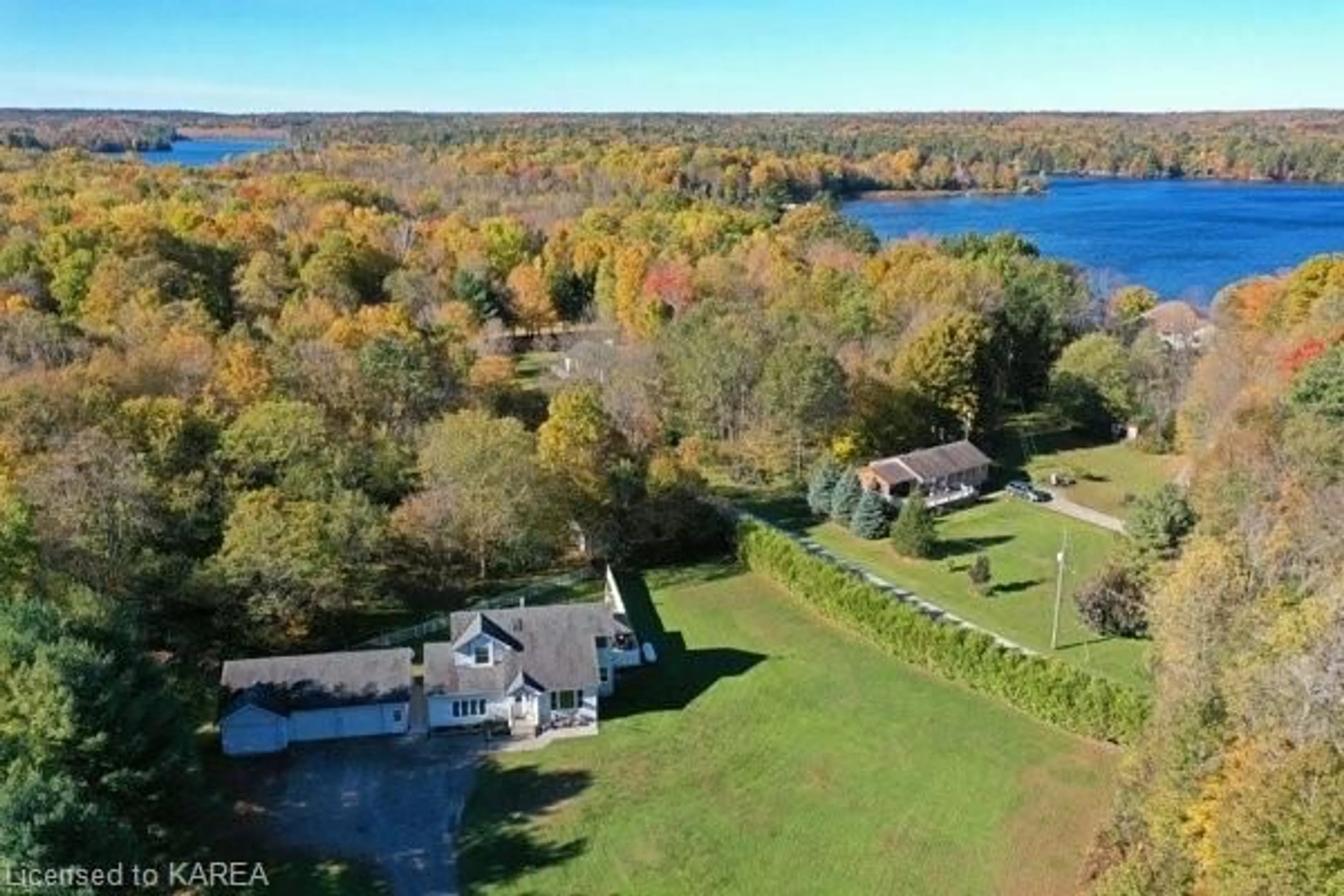 A pic from exterior of the house or condo, lake for 734 Short Point Rd, Lyndhurst Ontario K0E 1N0