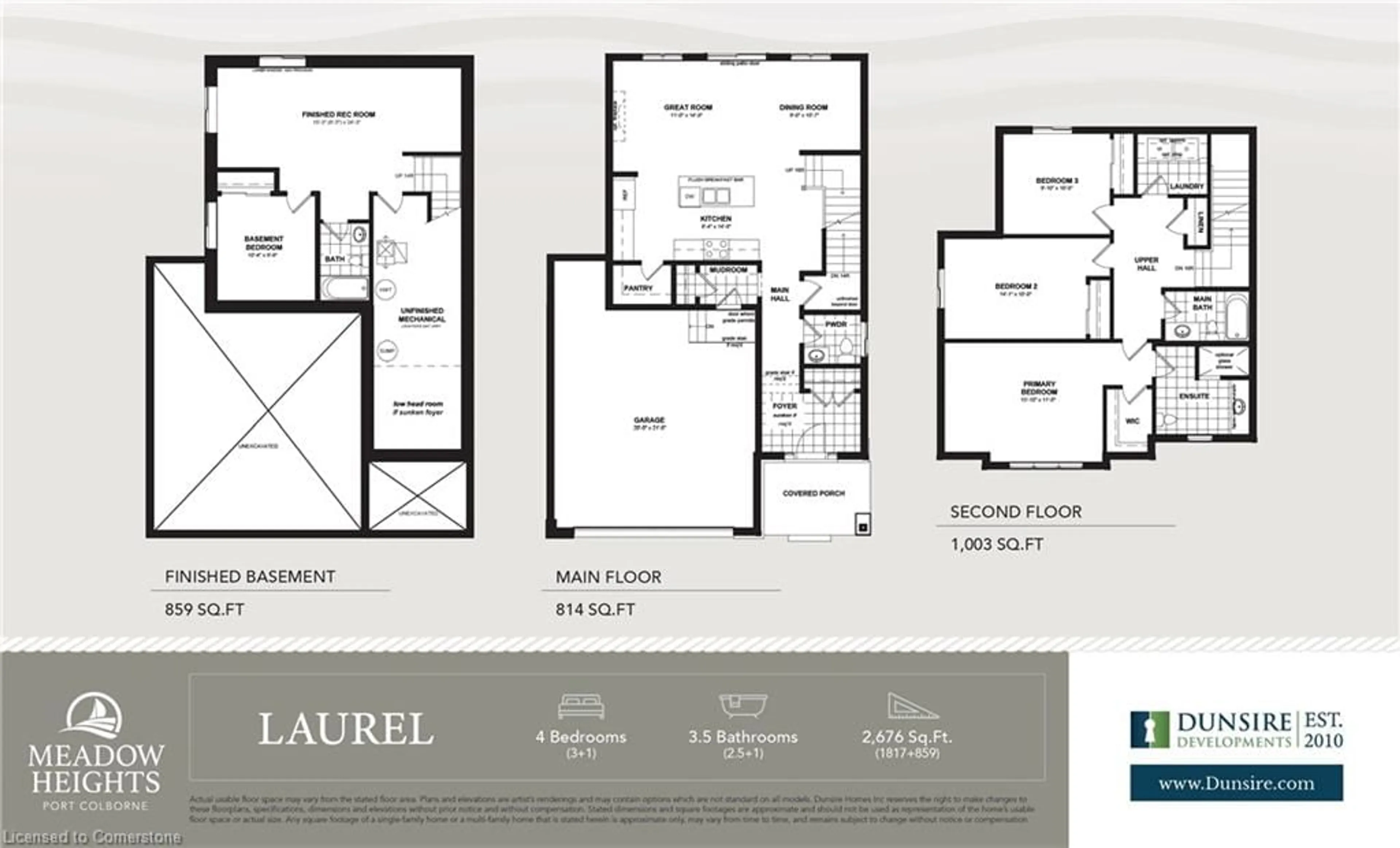 Floor plan for 50 Meadowlark Dr, Port Colborne Ontario L3K 6E4