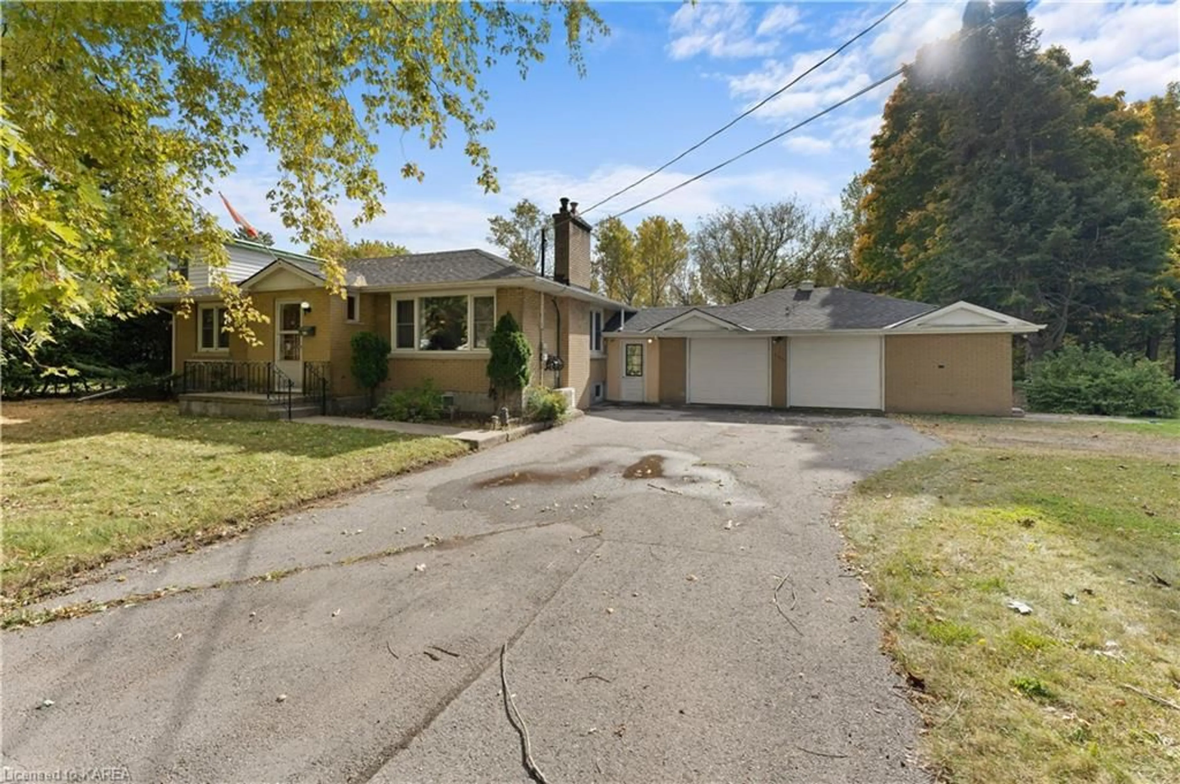 Frontside or backside of a home, the street view for 203 Arnold St, Kingston Ontario K7M 3M4