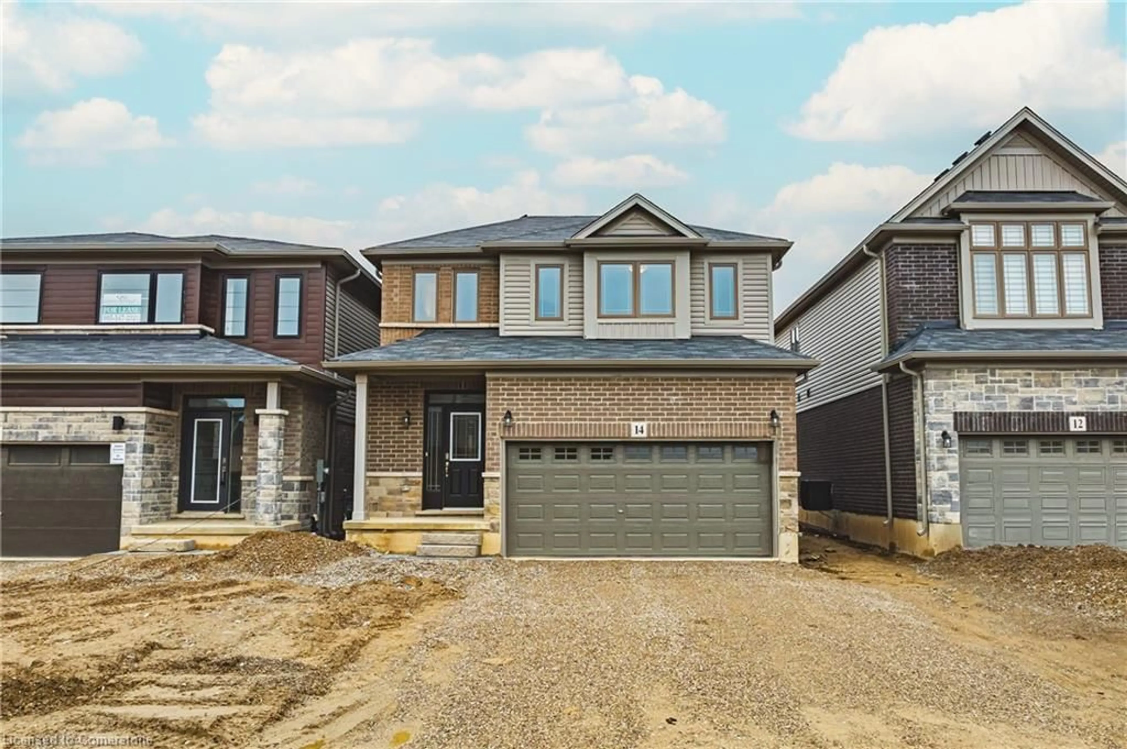 Frontside or backside of a home, the street view for 14 Broddy Ave, Brantford Ontario N3T 0P3