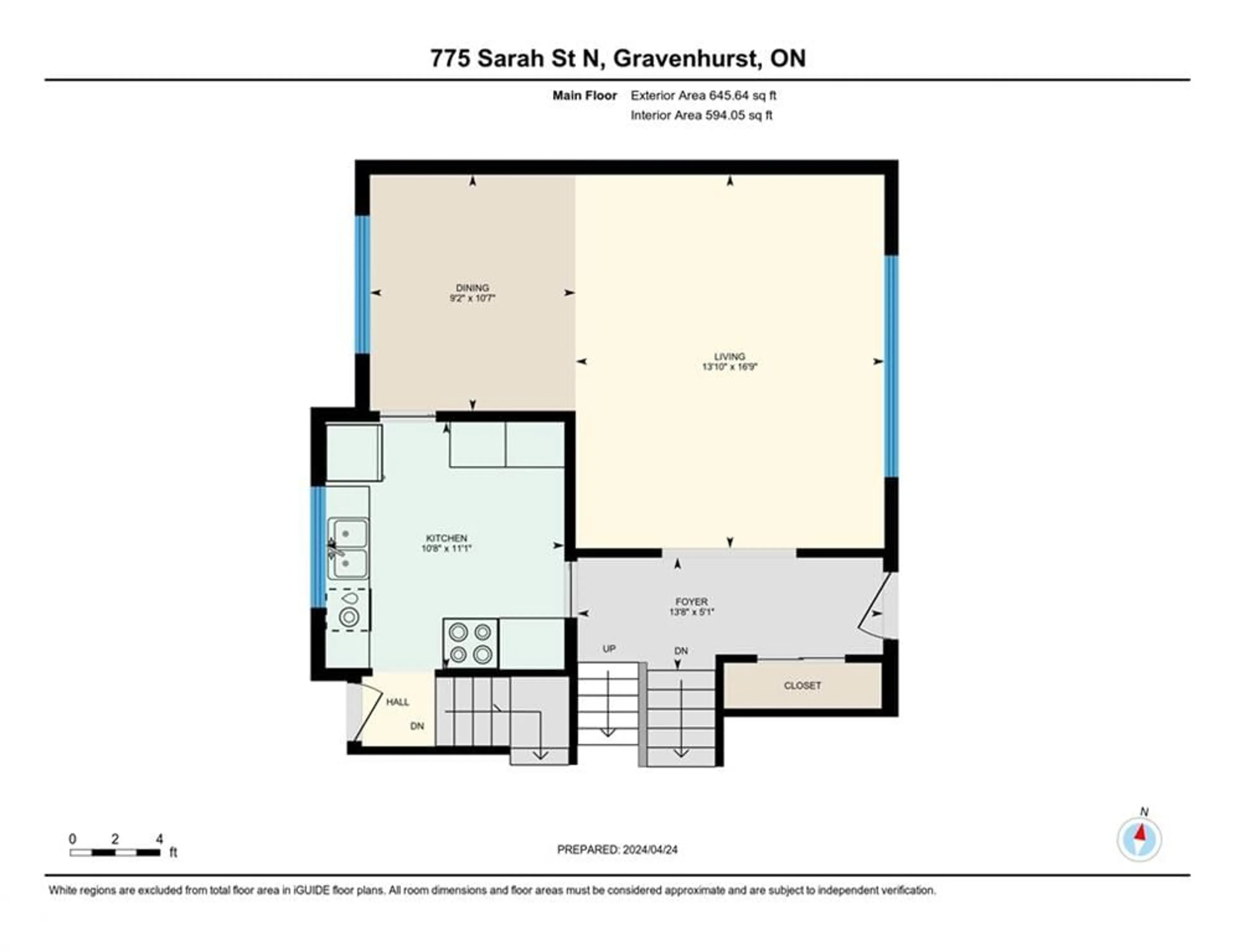 Floor plan for 775 Sarah St, Gravenhurst Ontario P1P 1E4