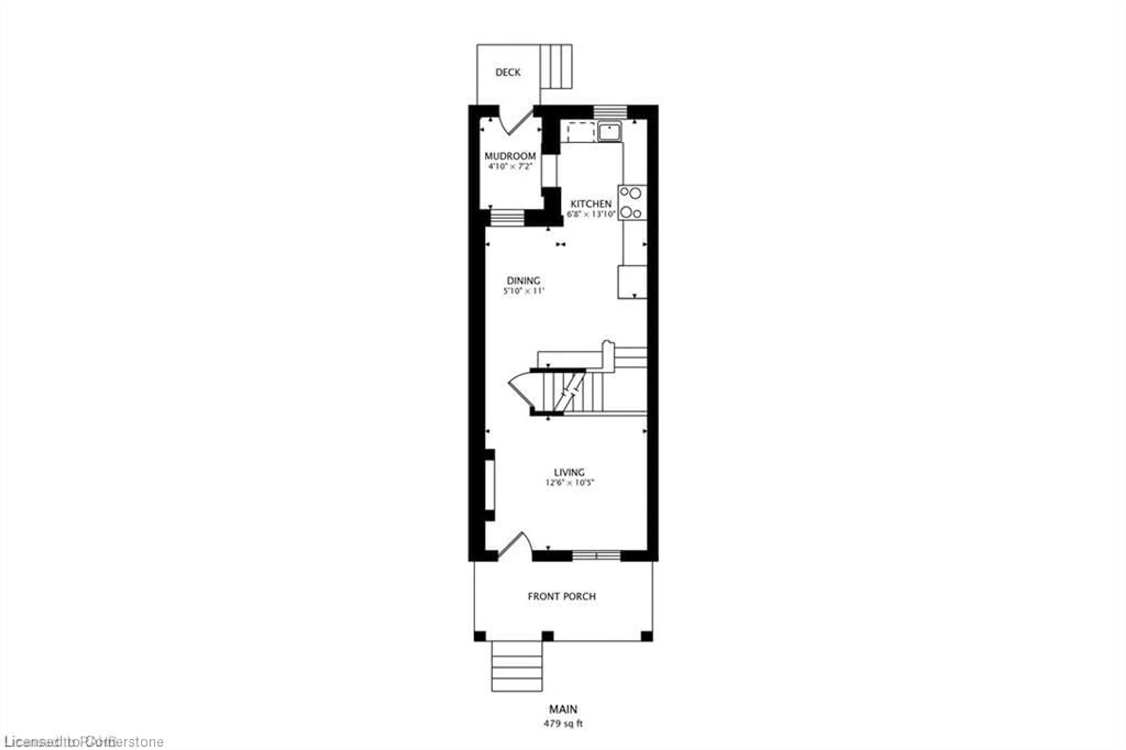 Floor plan for 221 Glendale Ave, Hamilton Ontario L8L 7K2