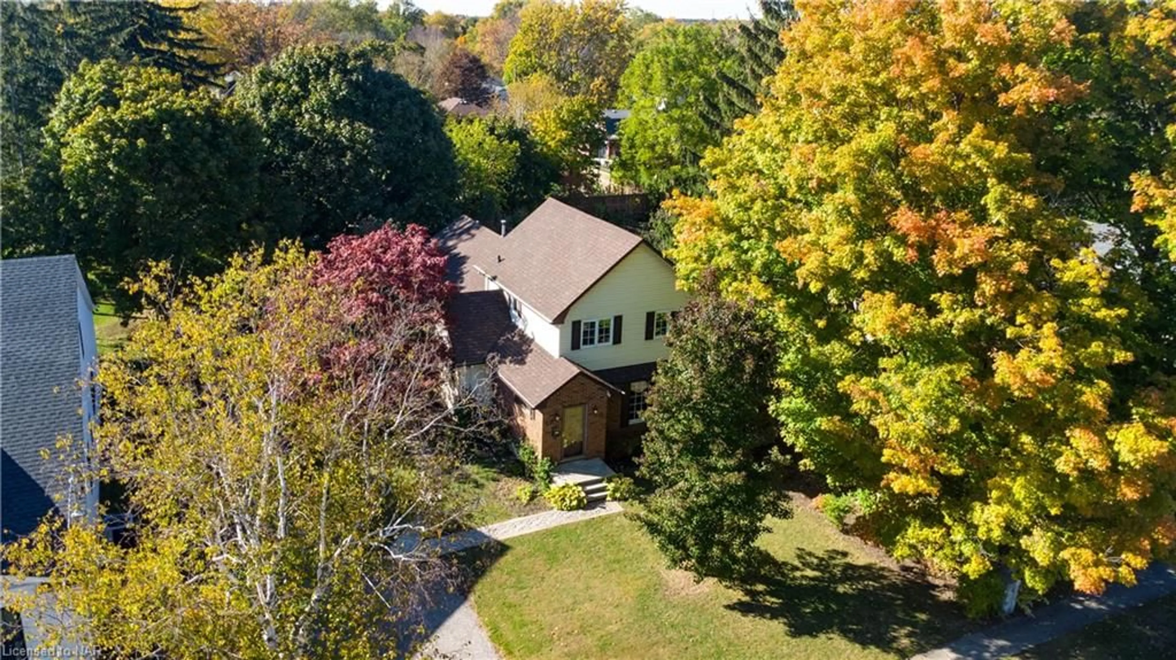 A pic from exterior of the house or condo, the fenced backyard for 327 South Mill St, Ridgeway Ontario L0S 1N0