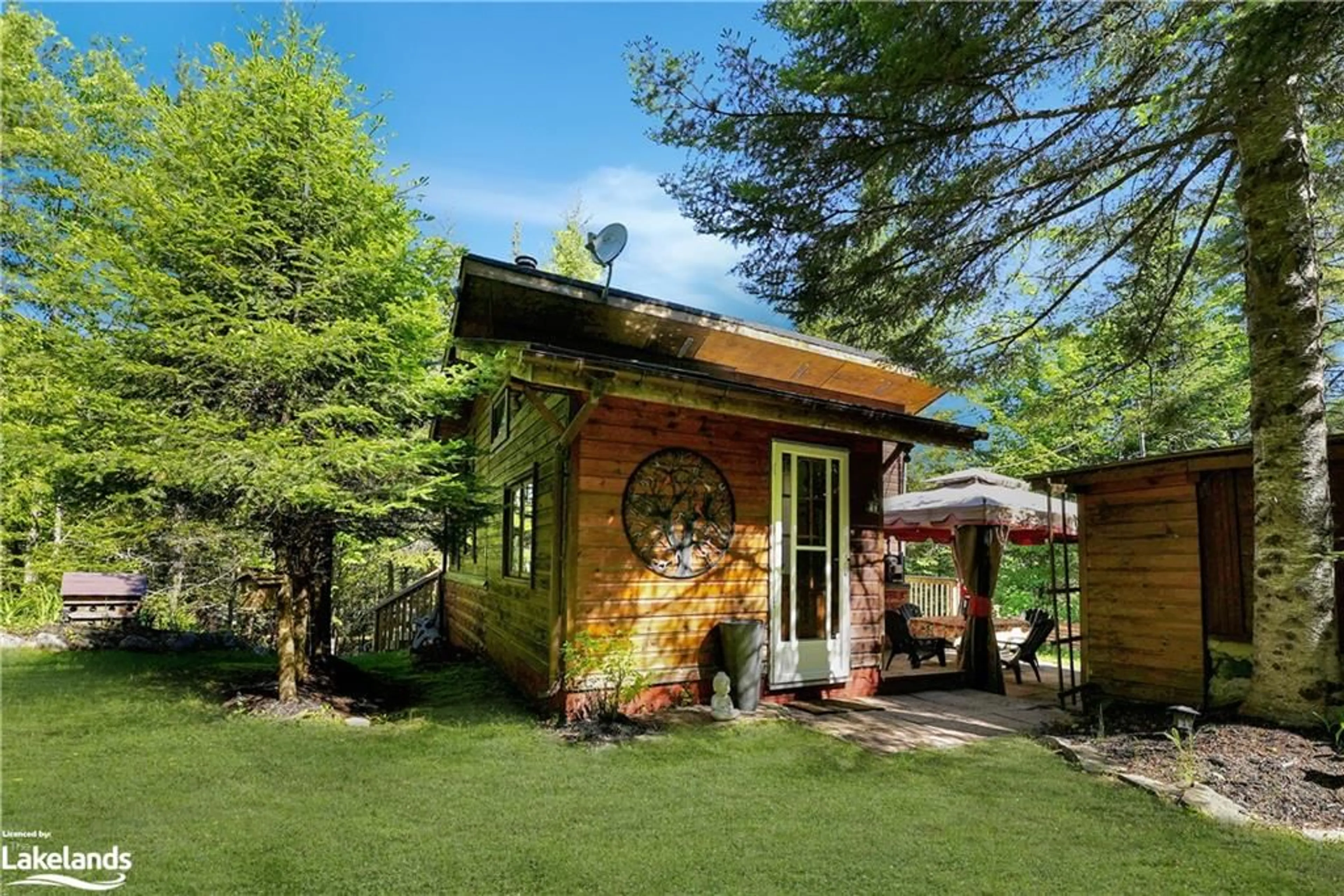 Patio, cottage for 1031 Solitude Lane, Highlands East Ontario K0M 1R0