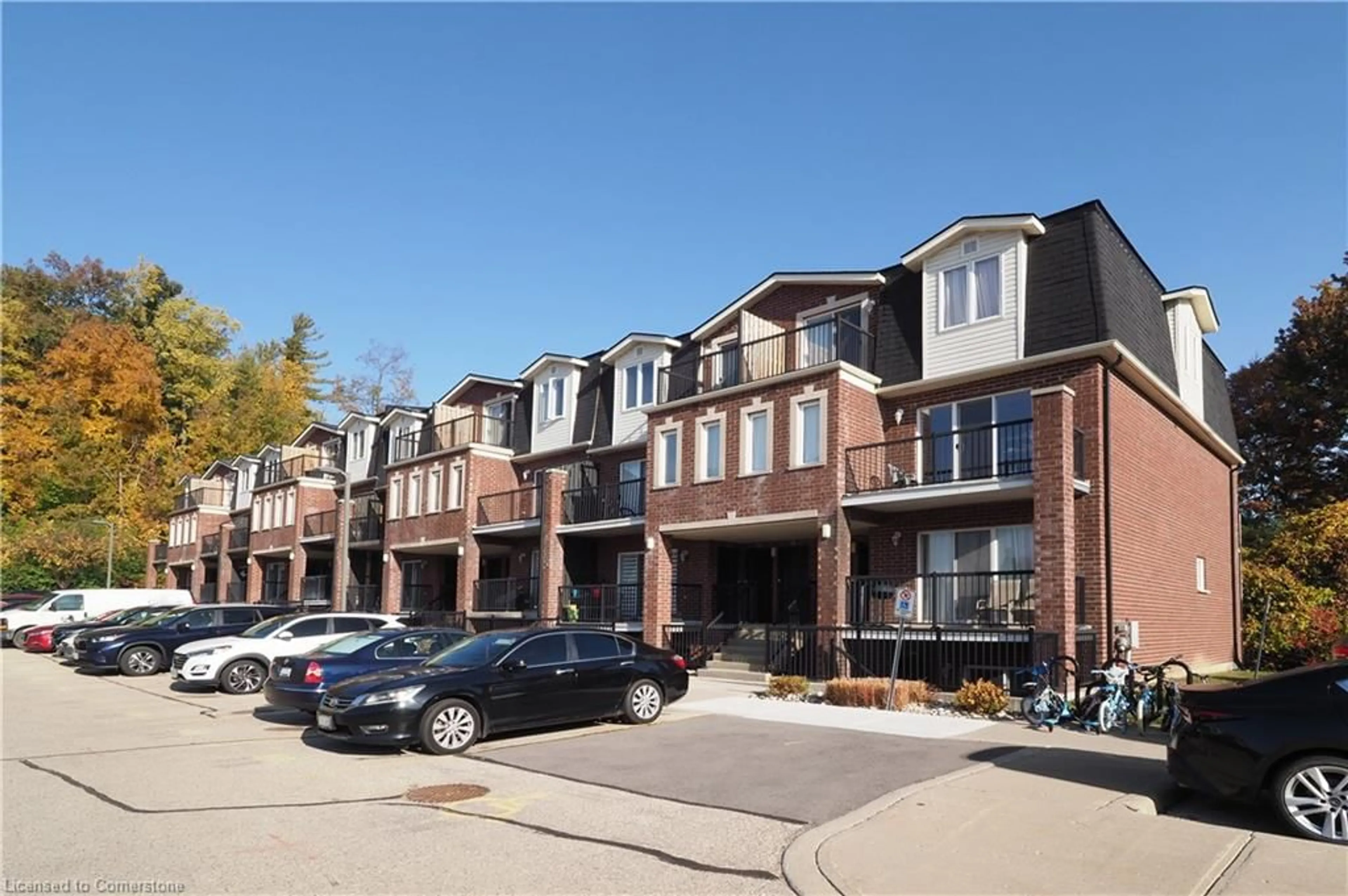 A pic from exterior of the house or condo, the street view for 45 Cedarhill Cres #14A, Kitchener Ontario N2E 0A2