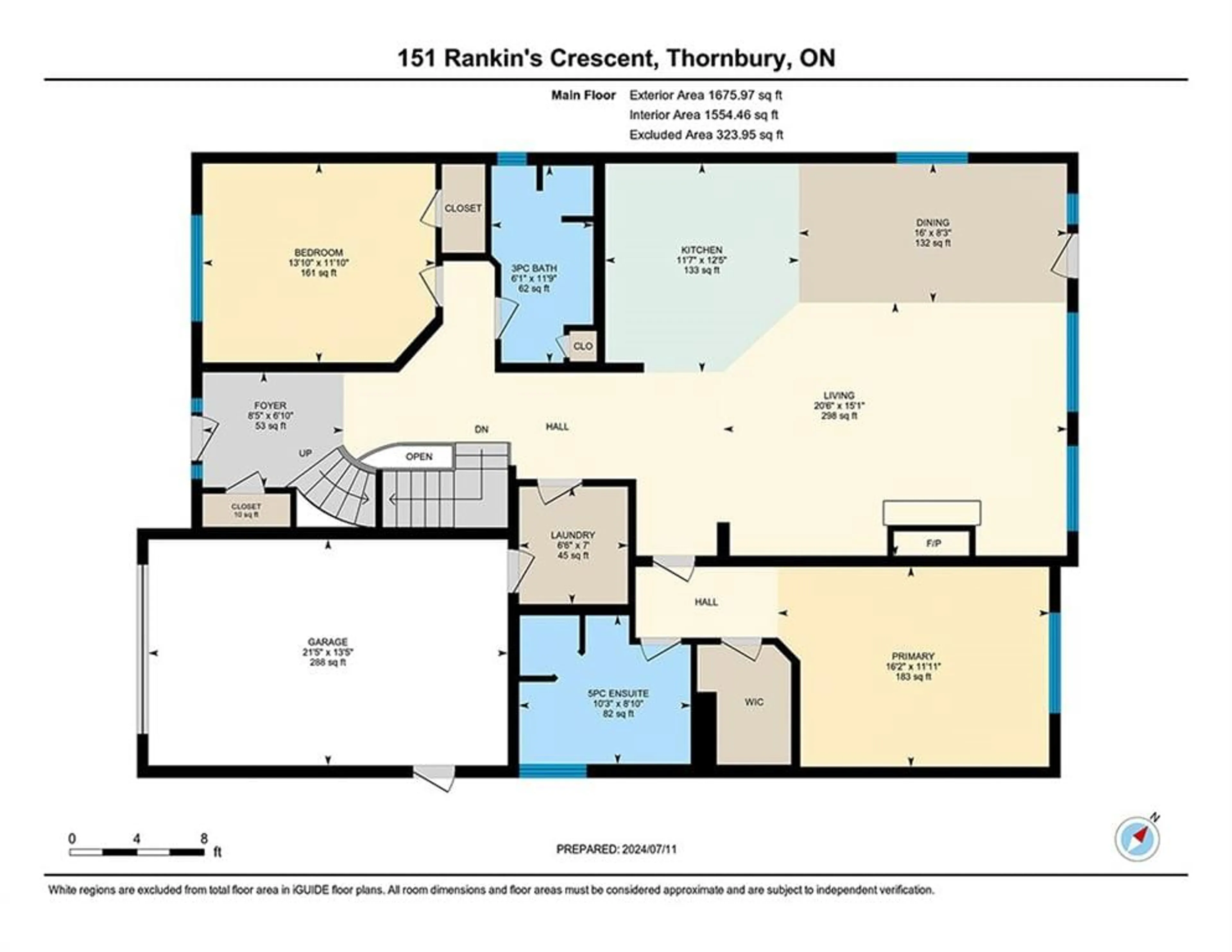 Floor plan for 151 Rankins Cres, Thornbury Ontario N0H 2P0