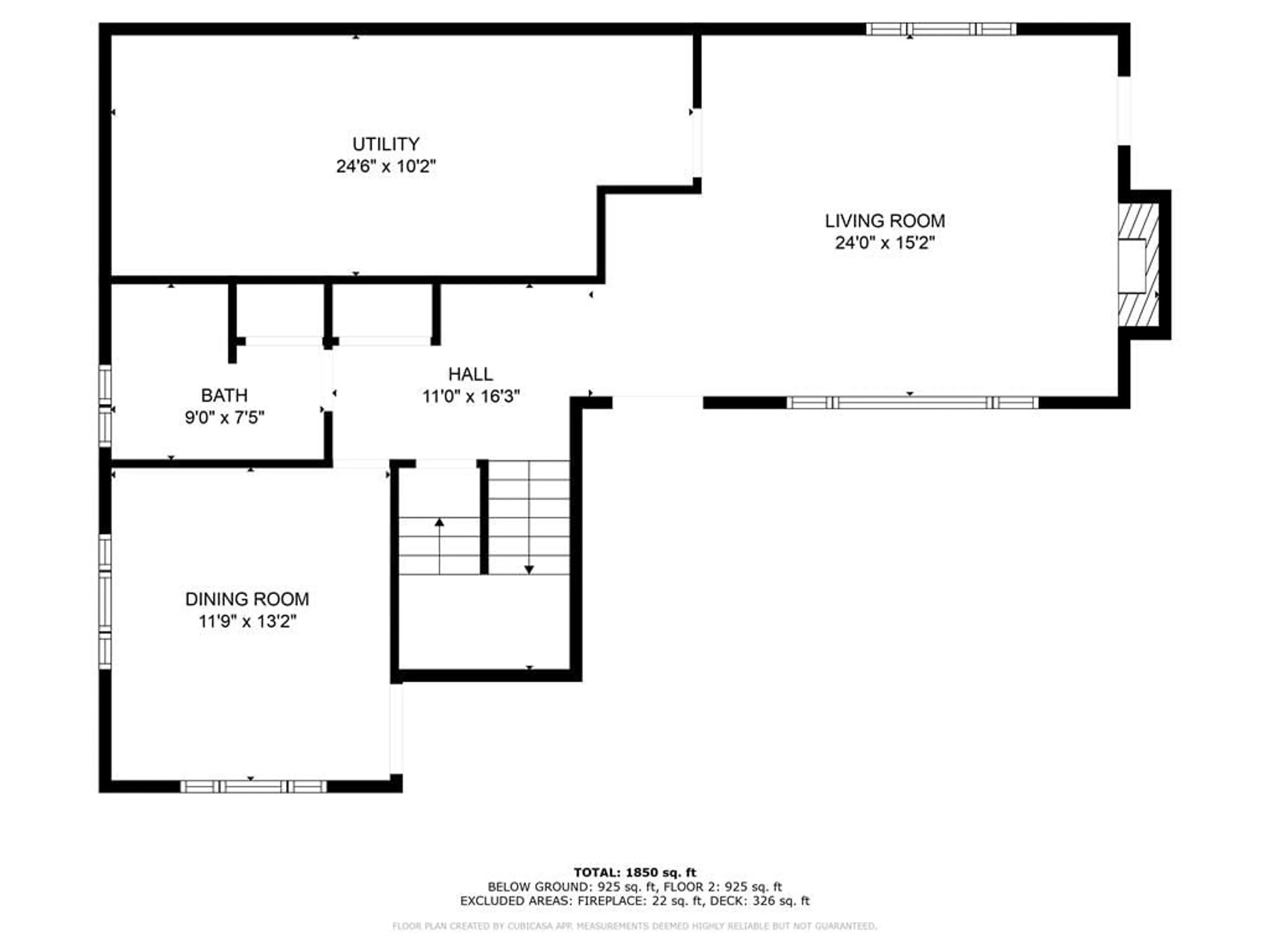 Floor plan for 1359 St Vincent St St, Springwater Ontario L9X 0P7