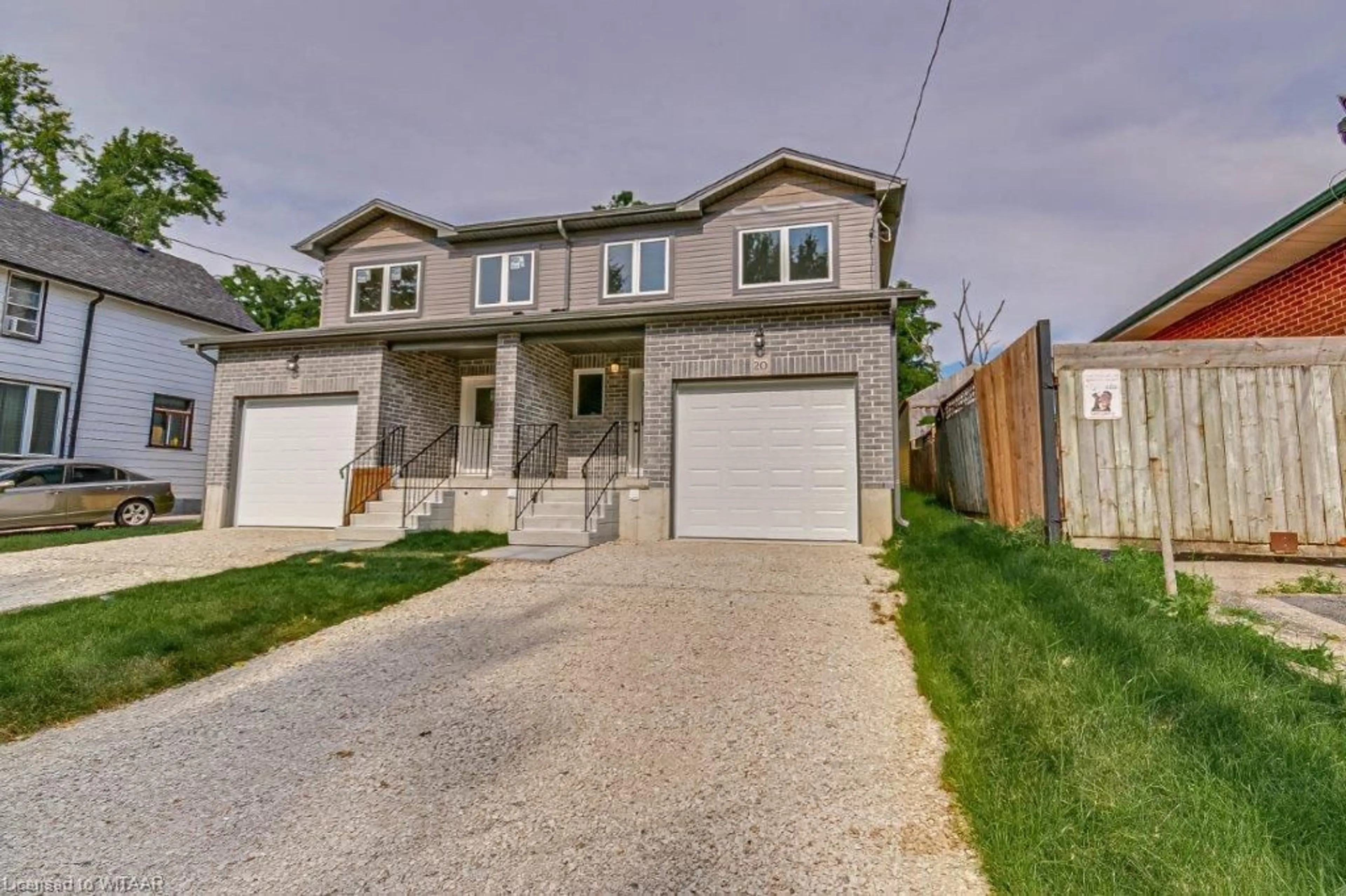 A pic from exterior of the house or condo, the street view for 20 Bain St, Woodstock Ontario N4S 5X8