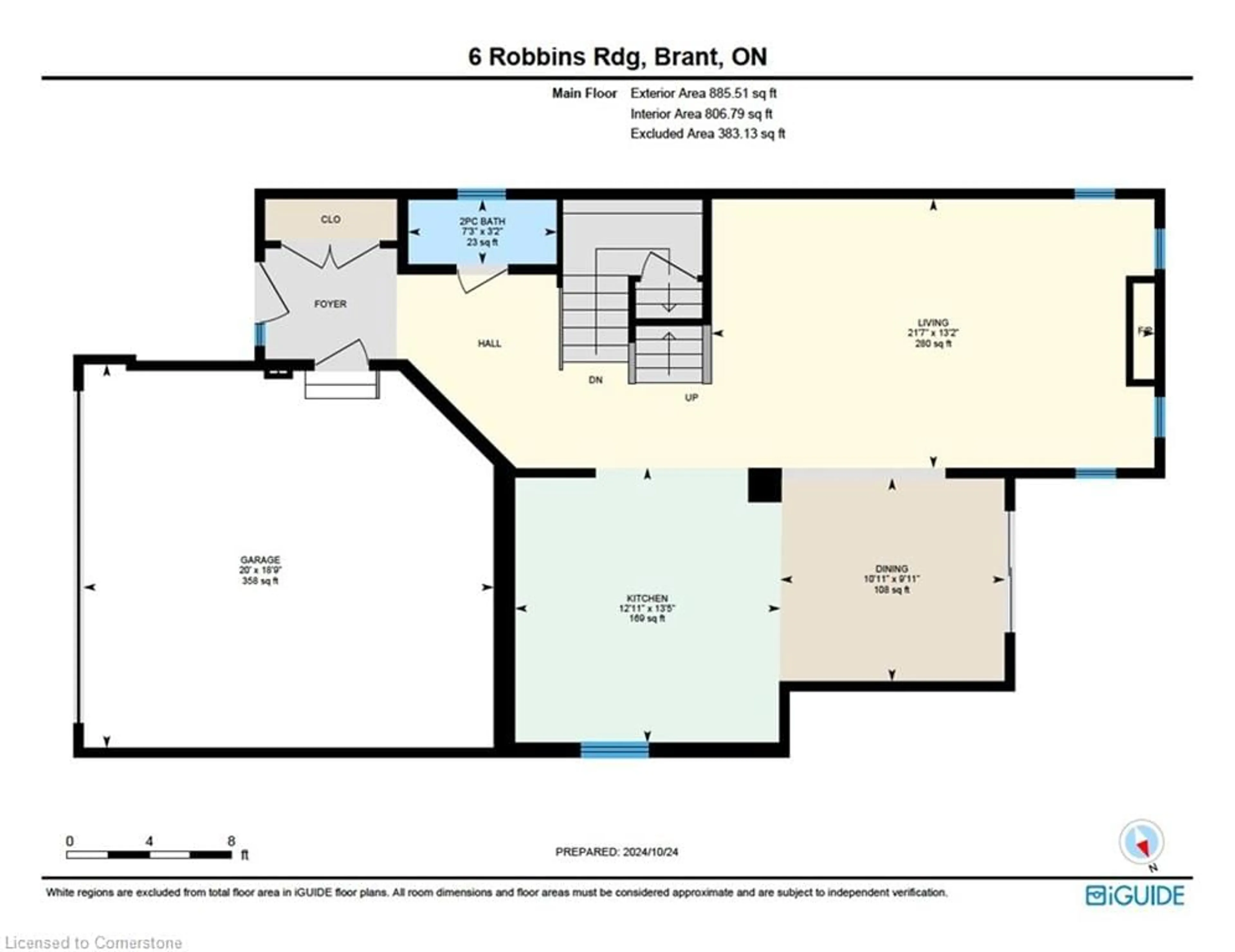 Floor plan for 6 Robbins Ridge, Paris Ontario N3L 0H2