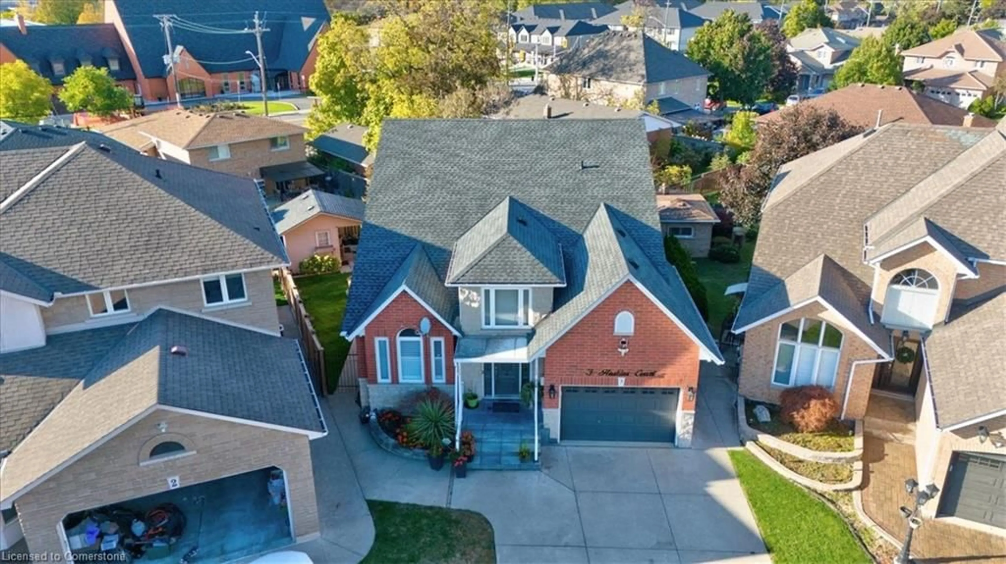 Frontside or backside of a home, the street view for 3 Haskins Crt, Hamilton Ontario L8K 6R1