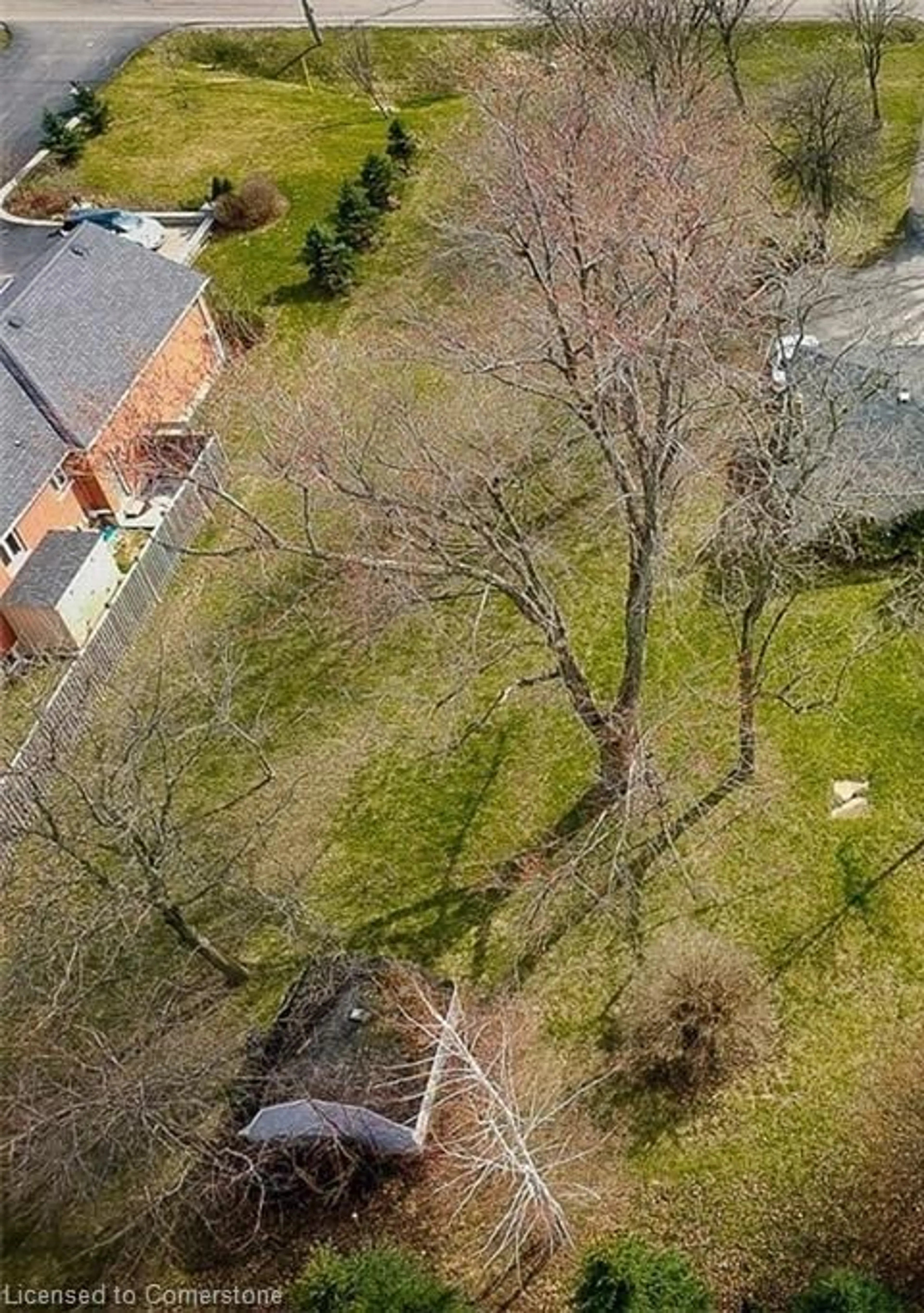 Frontside or backside of a home, the fenced backyard for 9788 Twenty Rd, Hamilton Ontario L0R 1W0