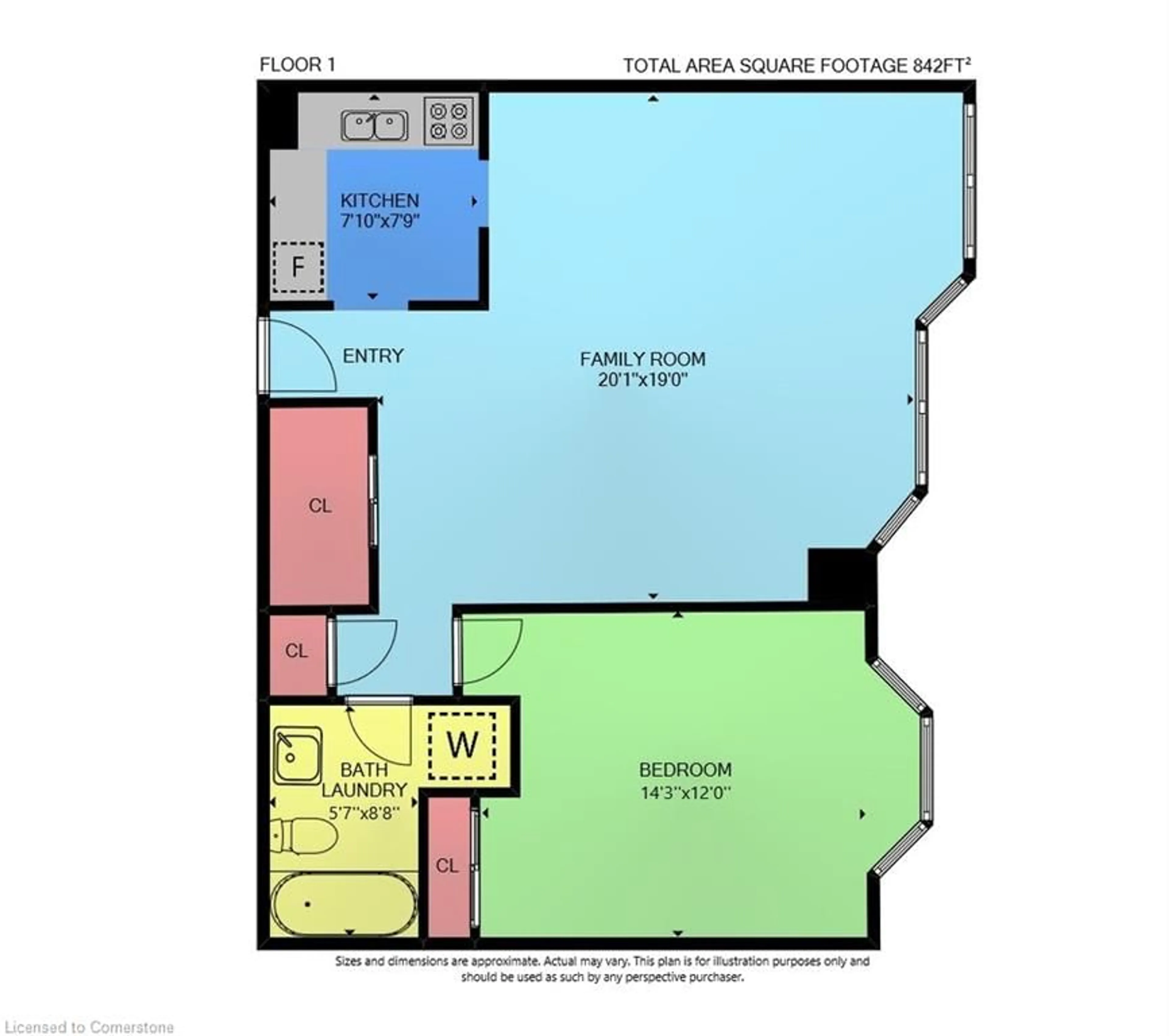 Floor plan for 180 Limeridge Rd #605, Hamilton Ontario L9C 7H7