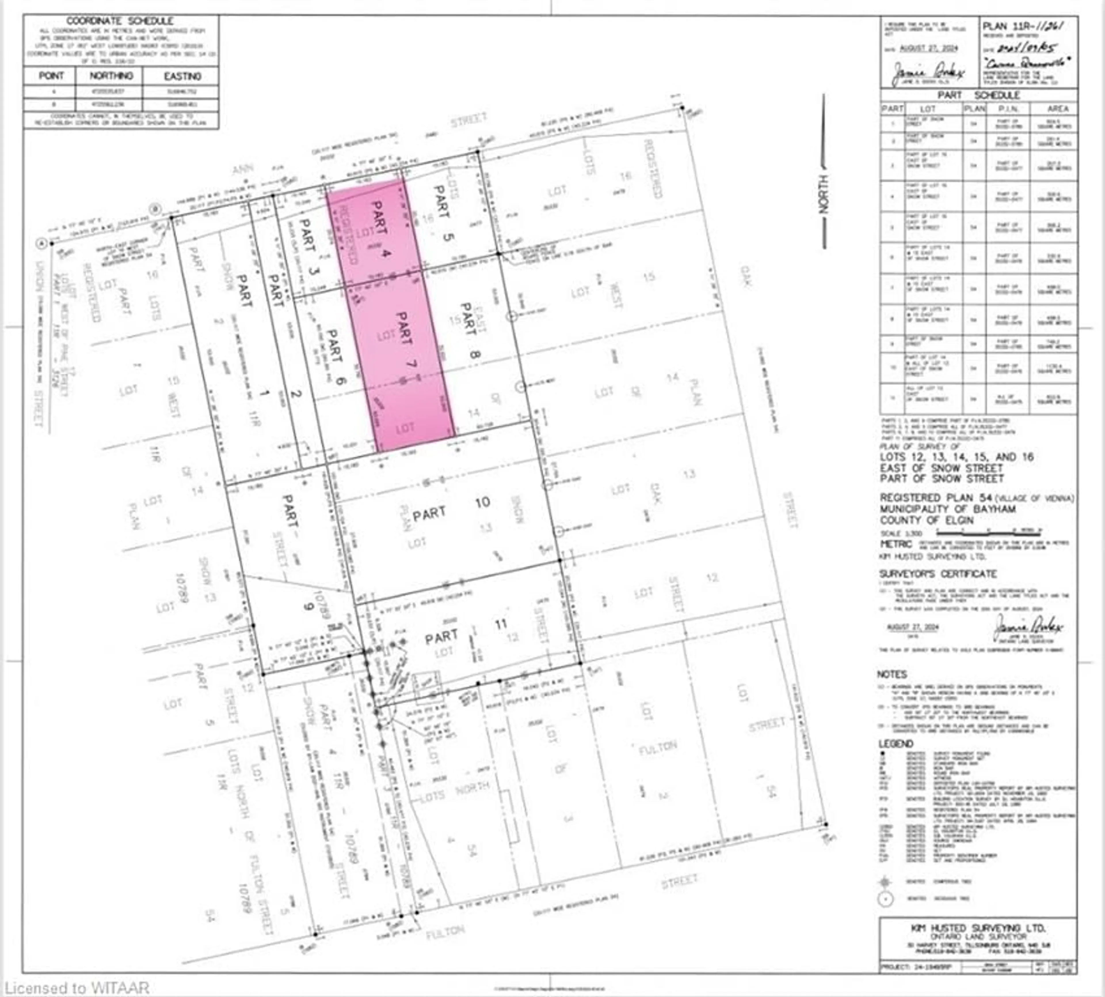 Floor plan for PARCEL 3 Ann St, Vienna Ontario N0J 1Z0