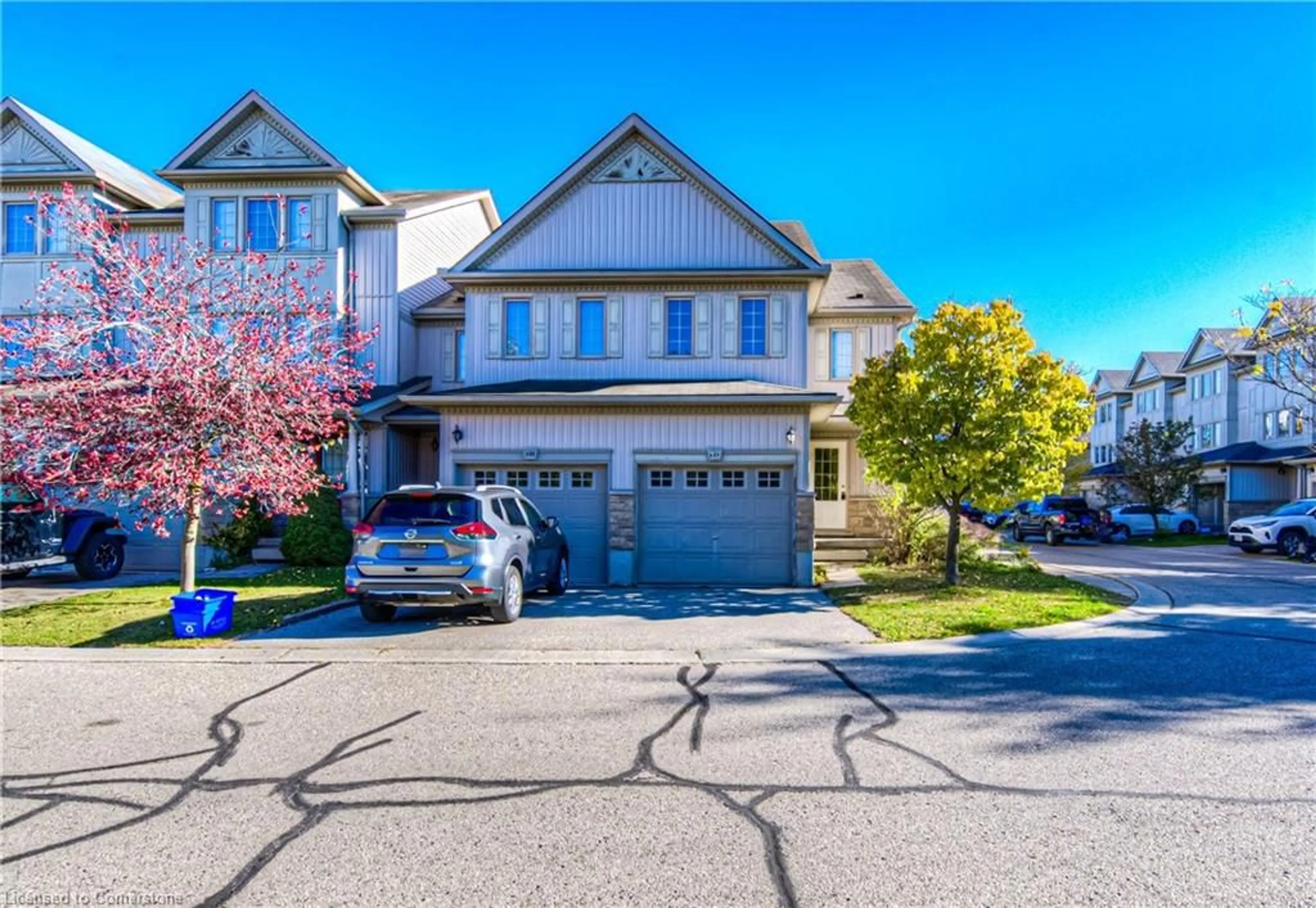 A pic from exterior of the house or condo, the street view for 85 Bankside Dr #E29, Kitchener Ontario N2N 3M4