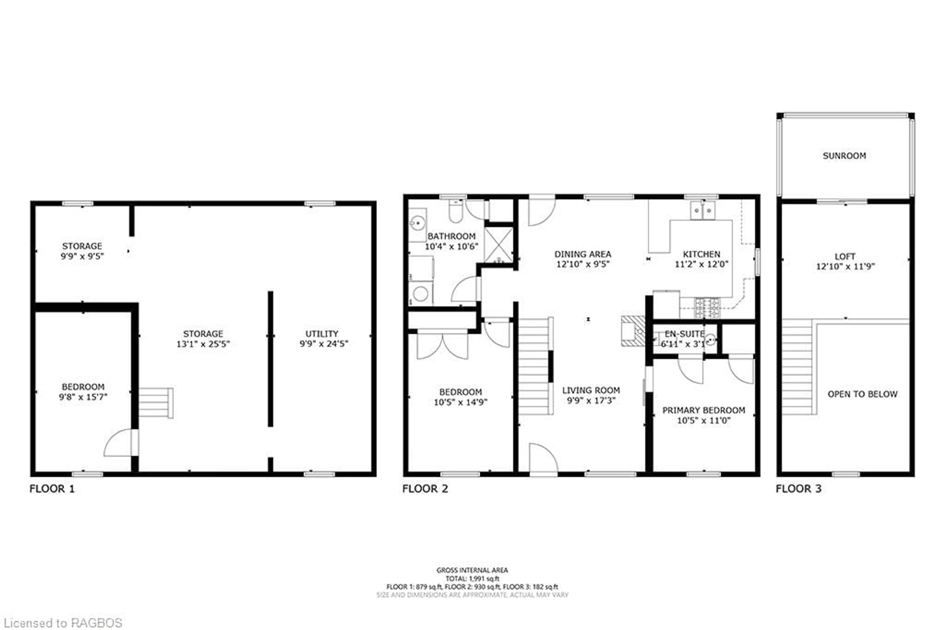 Floor plan for 414499 Baseline Rd, West Grey Ontario N0C 1H0