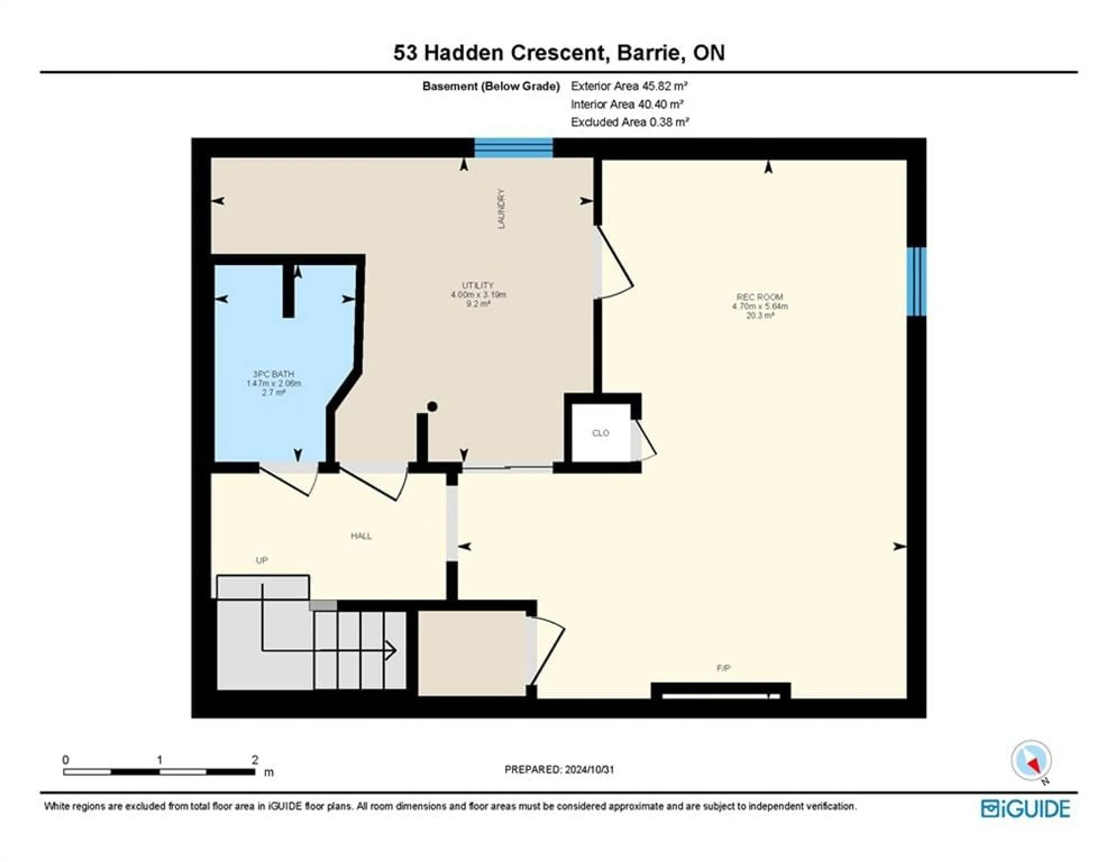 Floor plan for 53 Hadden Cres, Barrie Ontario L4M 6G6