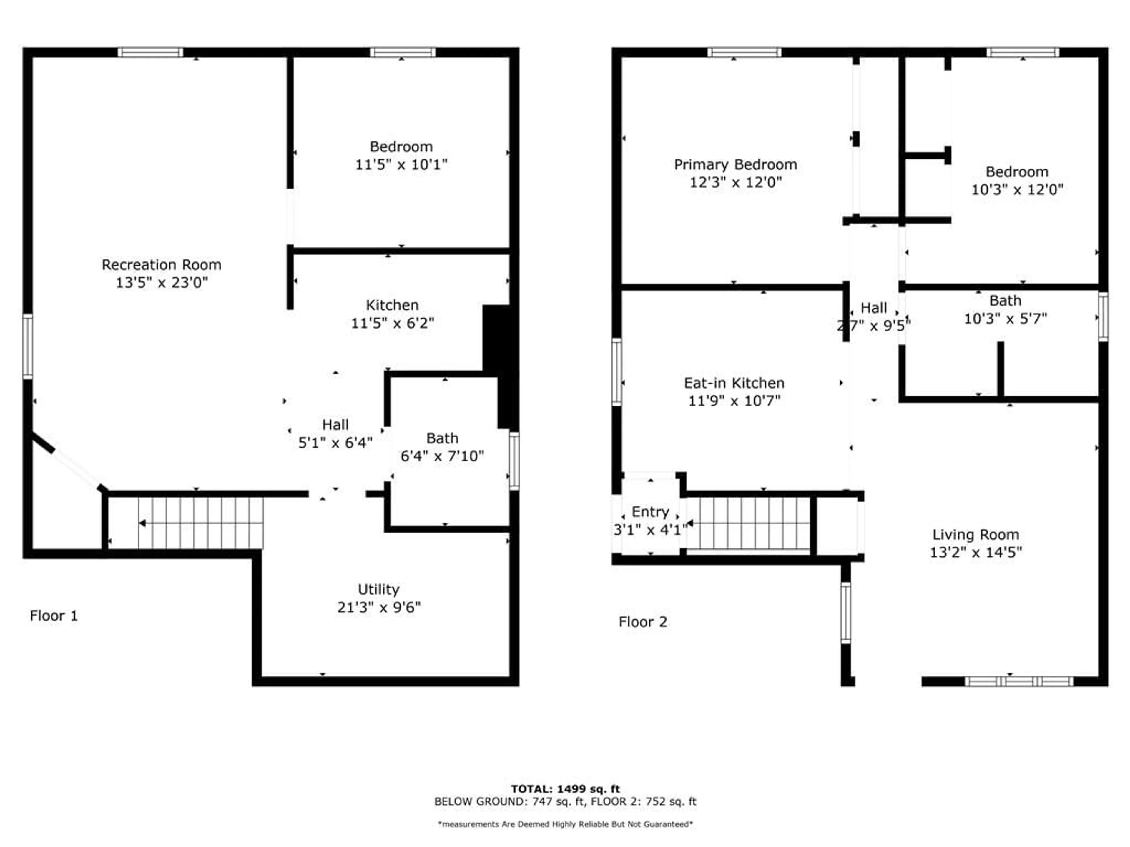 Floor plan for 136 George St, Victoria Harbour Ontario L0K 2A0