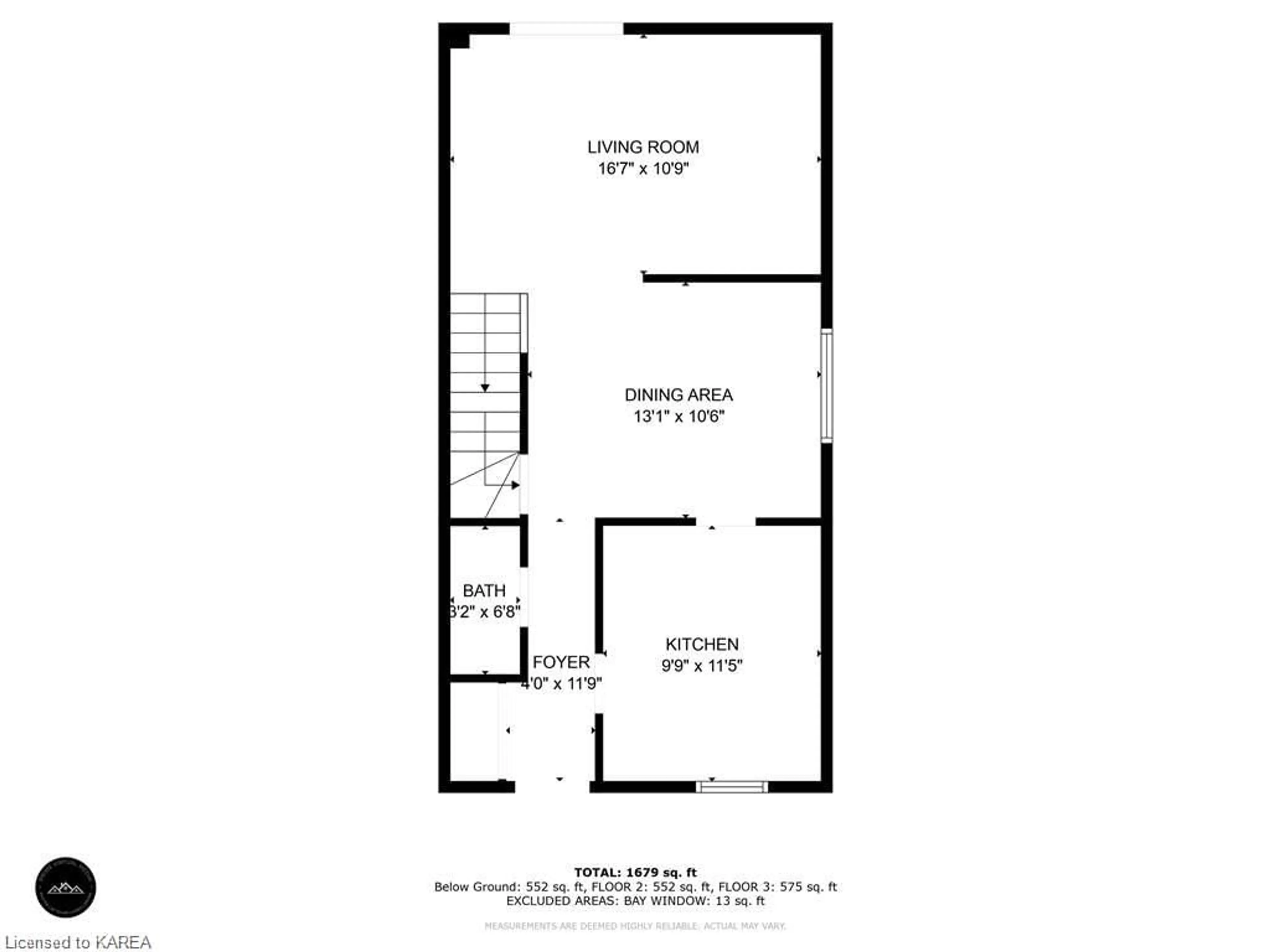 Floor plan for 303 Conacher Dr, Kingston Ontario K7K 7J6