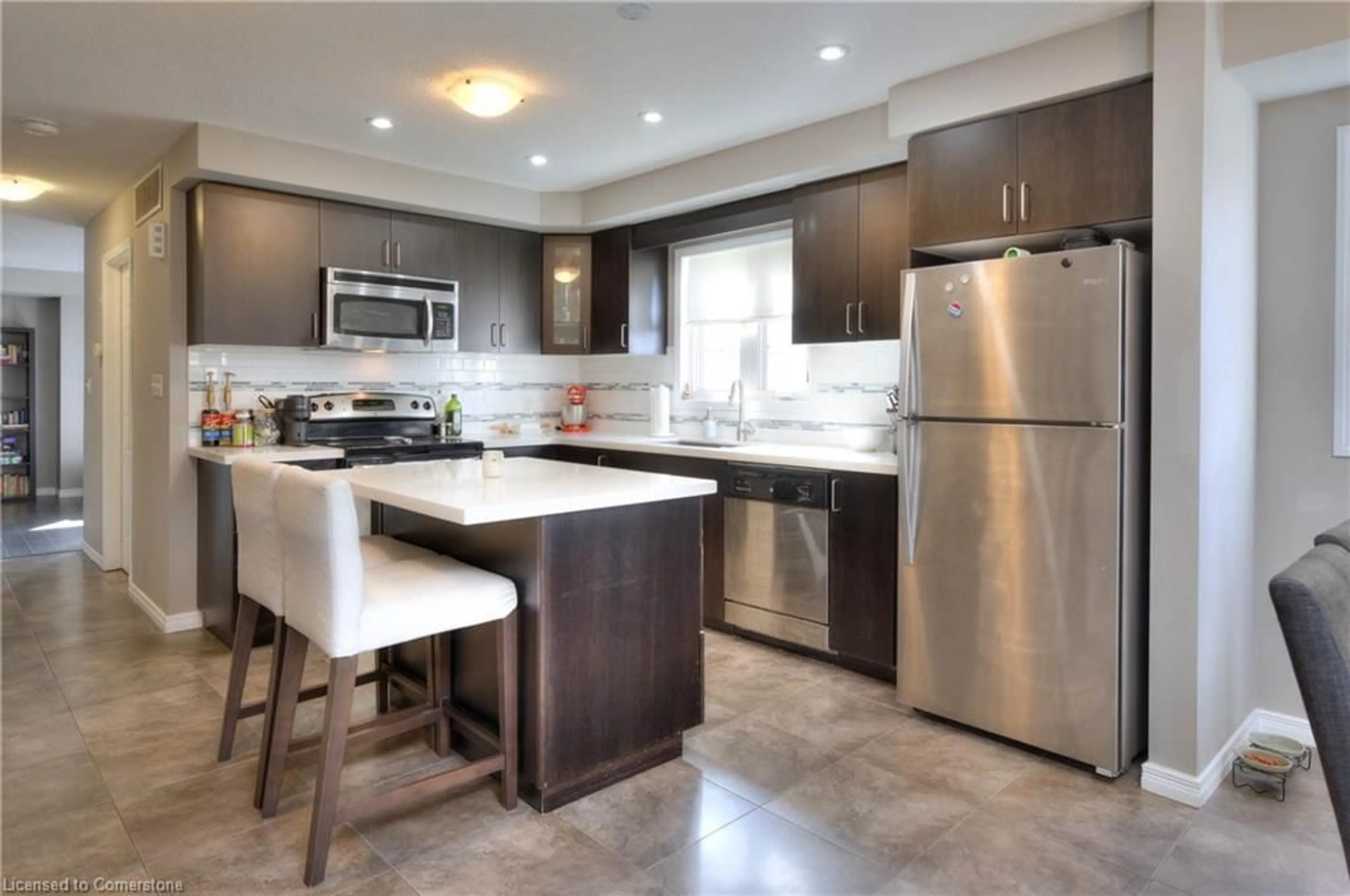 Open concept kitchen for 931 Glasgow St #2C, Kitchener Ontario N2N 0B6