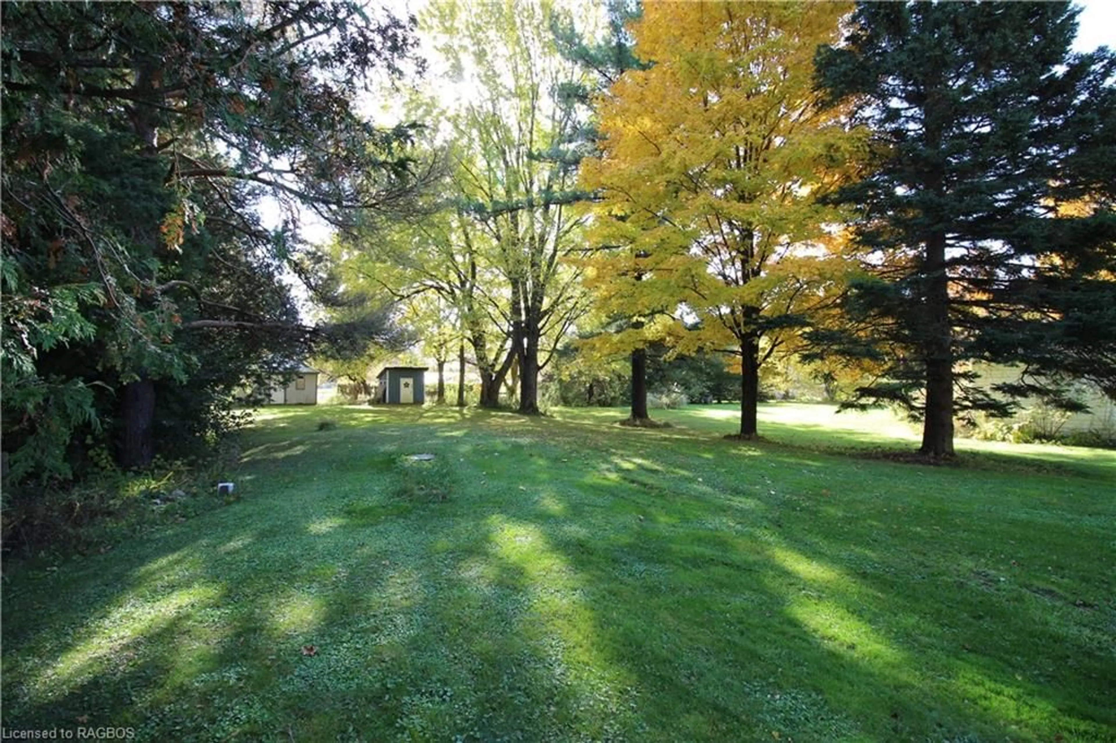 Patio, the fenced backyard for 680216 Sideroad 30, Holland Centre Ontario N0H 1R0