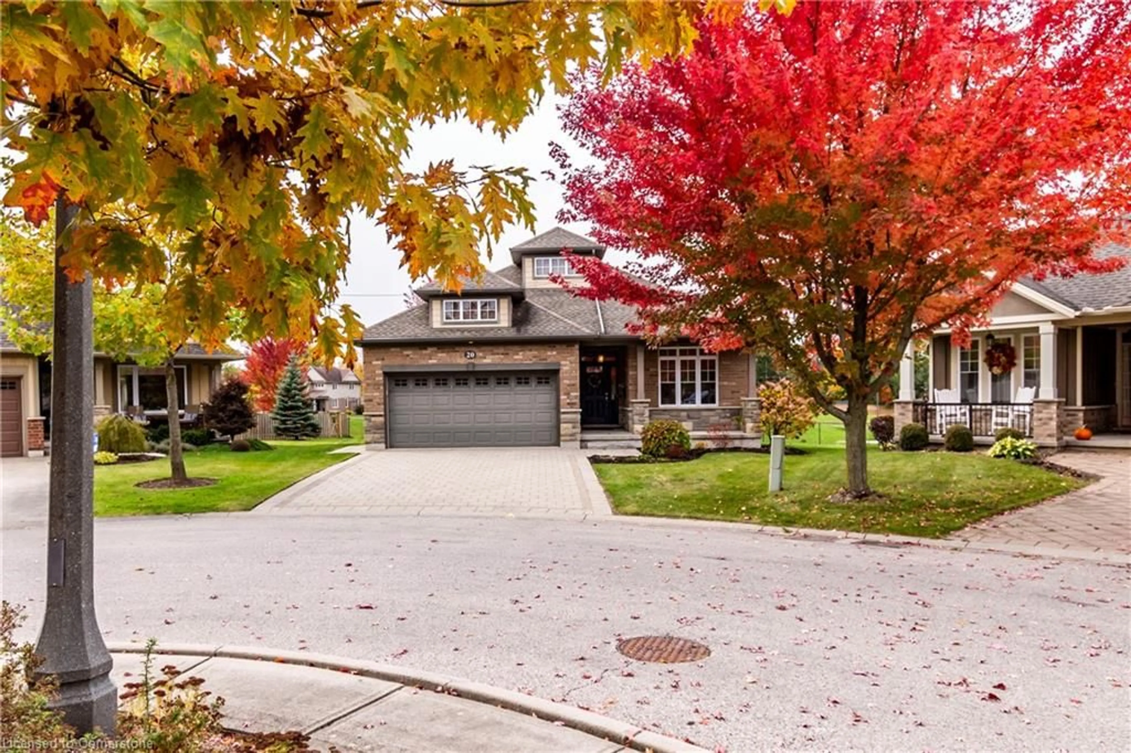 Home with brick exterior material for 20 Cherry Blossom Lane, St. Thomas Ontario N5R 0B3