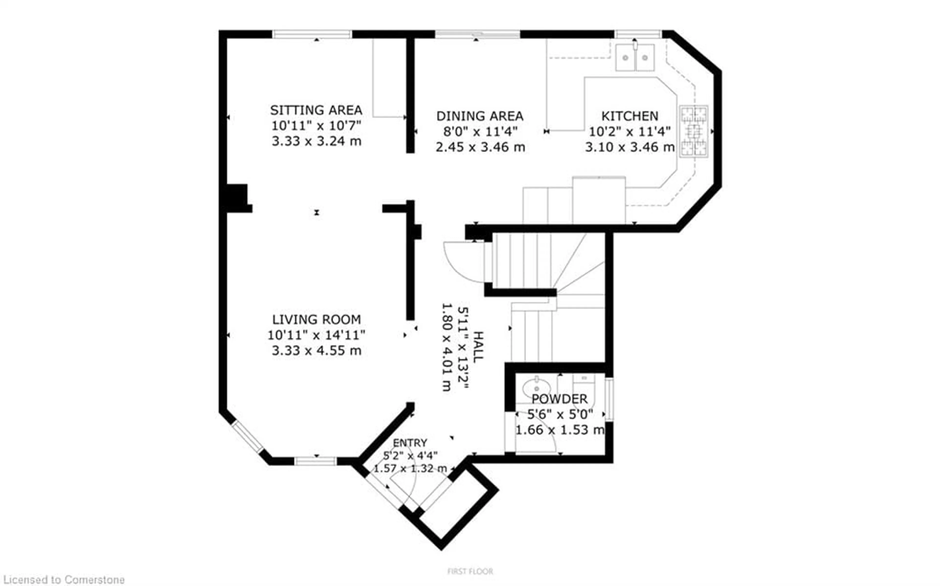 Floor plan for 70 Hollybush Dr, Waterdown Ontario L8B 0P4