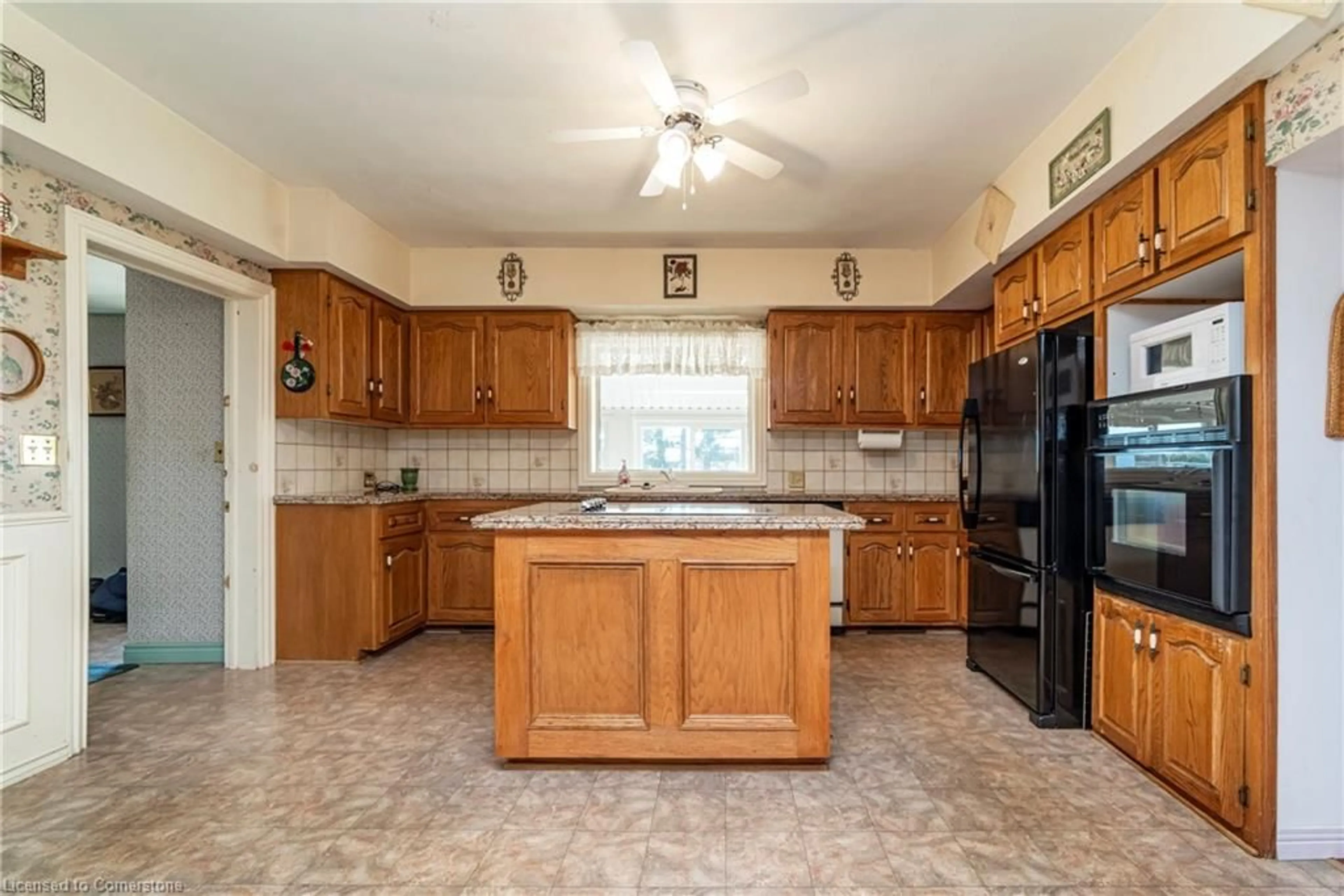 Kitchen, wood floors, cottage for 3008 Main St N, Jarvis Ontario N0A 1J0